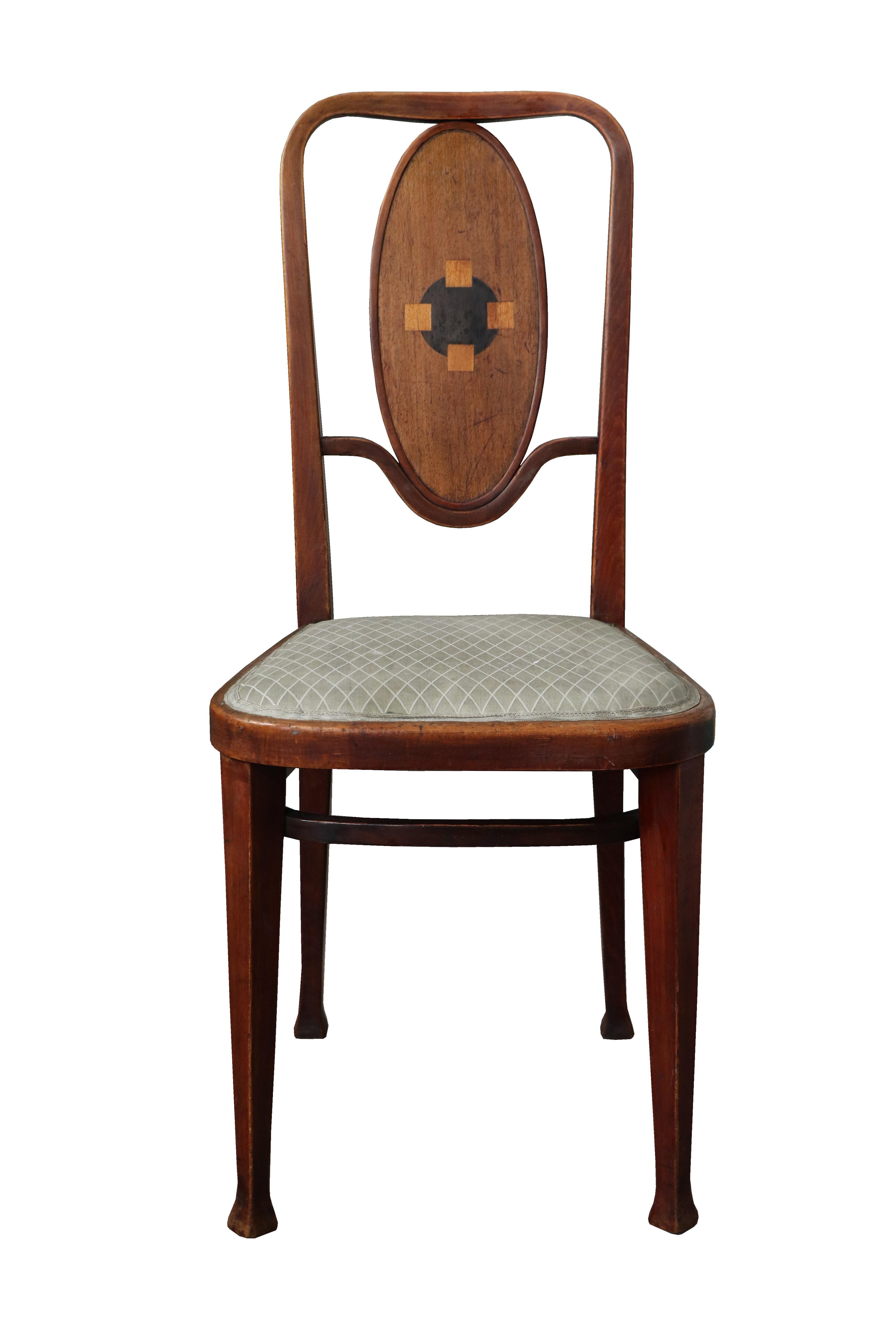 20th Century Fine Set of Thonet Art Nouveau by Marcel Kammerer. Vienna, C. 1910. For Sale 2