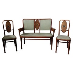 Used 20th Century Fine Set of Thonet Art Nouveau by Marcel Kammerer. Vienna, C. 1910.