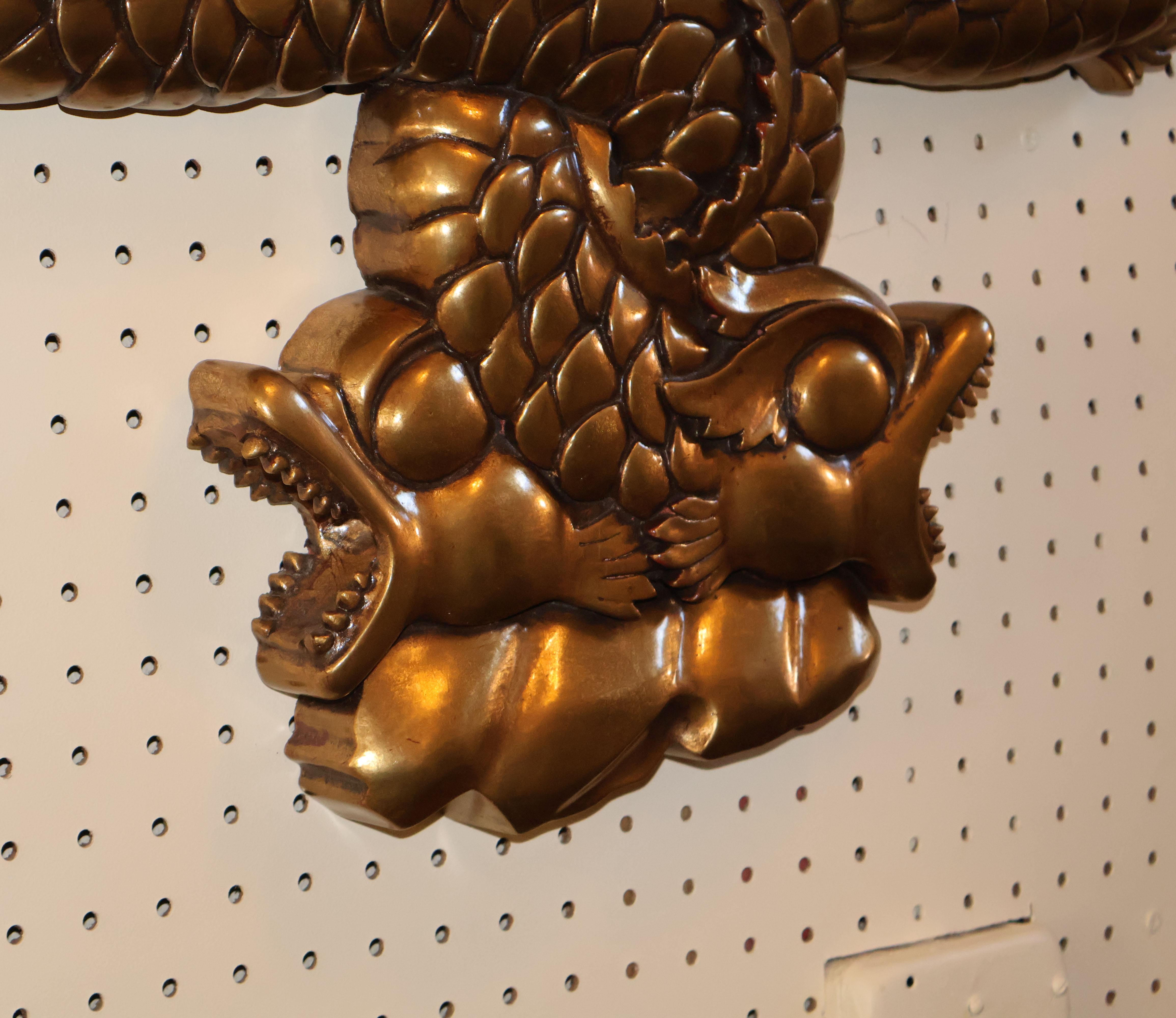 20. Jahrhundert Fein gemacht große Gold vergoldet & Mahagoni Eagle Bullseye Spiegel im Angebot 4