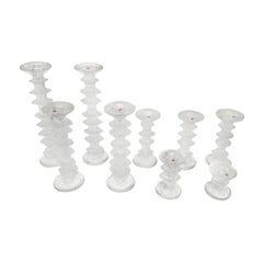 20th Century Finnish Festivo Set of Nine Vintage Candlesticks by Timo Sarpaneva