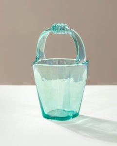 Siglo XX, Flavio Poli para Seguso Vetri d'Arte. Jarrón de cristal de Murano