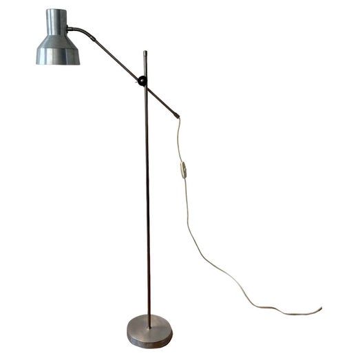 20th Century Light-Brown Swedish Staken, Walnut Floor Lamp by Carl Malmsten  For Sale at 1stDibs