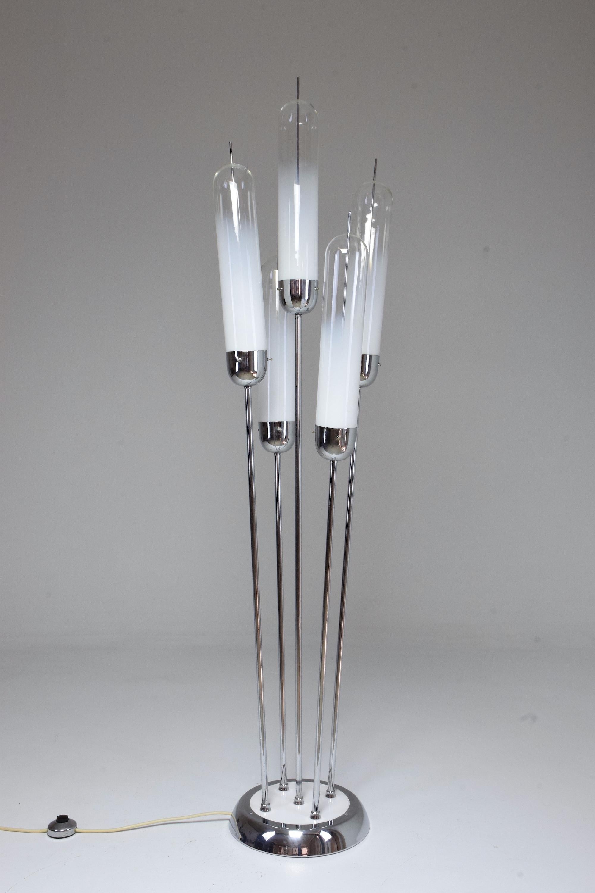 20th Century Floor Lamp in Murano Glass by Carlo Nason for Mazzega, 1970s For Sale 1