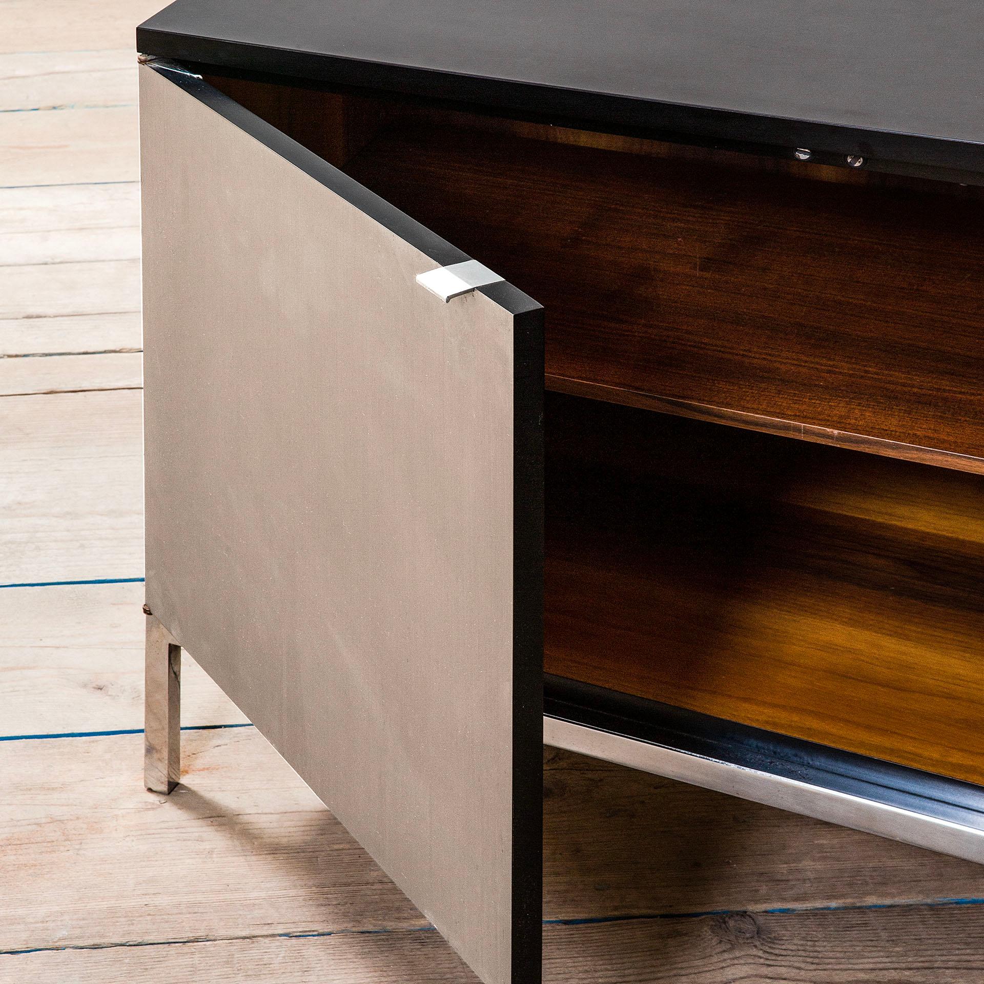 Mid-20th Century 20th Century Florence Knoll Chromed Two Position Credenza Mod. 2544, 60s For Sale