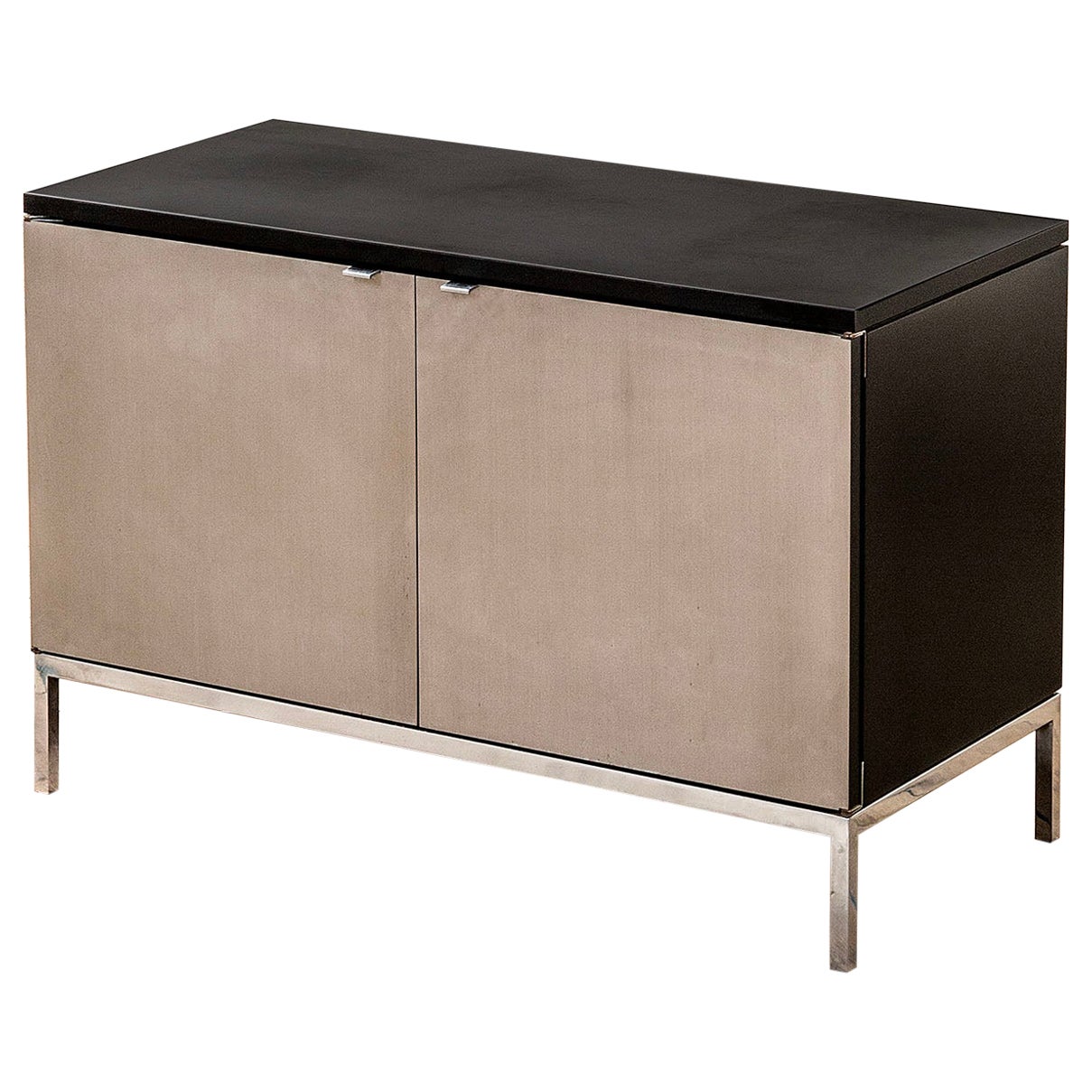 Credenza a due posizioni cromata Florence Knoll del XX secolo Mod. 2544, 60s