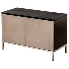 Credenza a due posizioni cromata Florence Knoll del XX secolo Mod. 2544, 60s