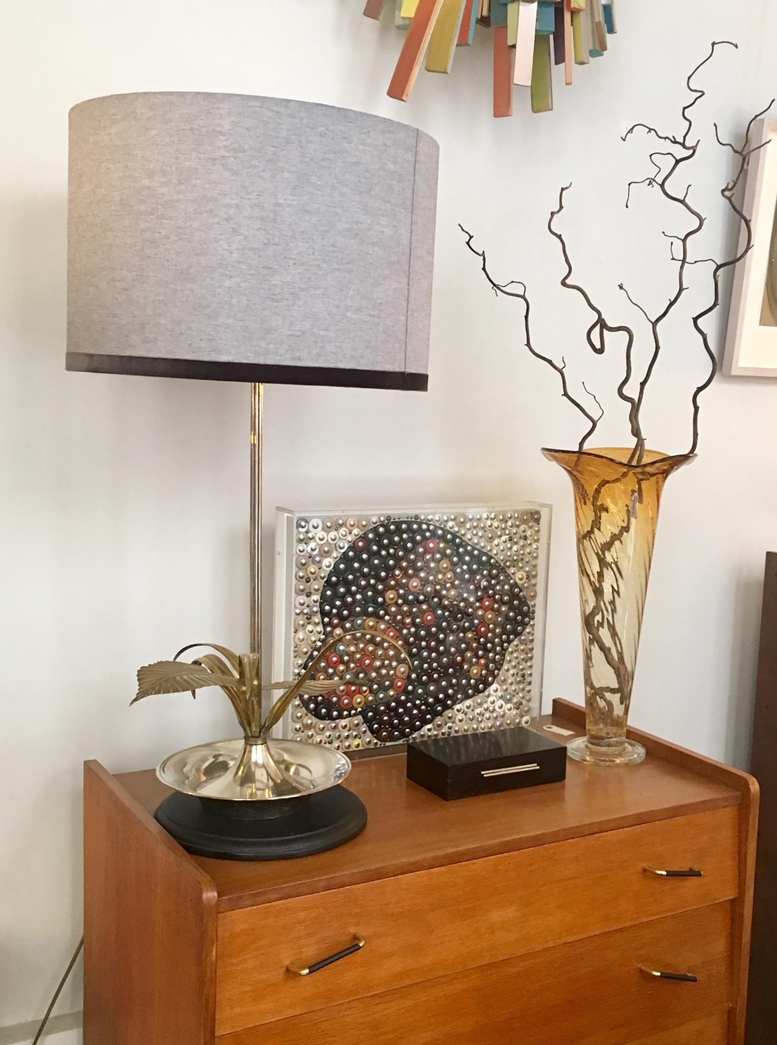 20th Century Flower Table Lamp In Good Condition For Sale In Madrid, ES