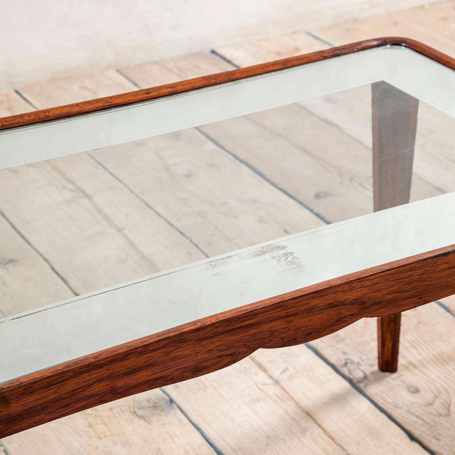 Glass 20th Century, Fontana Arte Coffee Table, 1950 For Sale