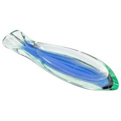 Objet décoratif Fontana Arte du 20ème siècle en verre de sol, années 50
