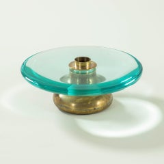 20th Century, Fontana Arte Glass Centerpiece