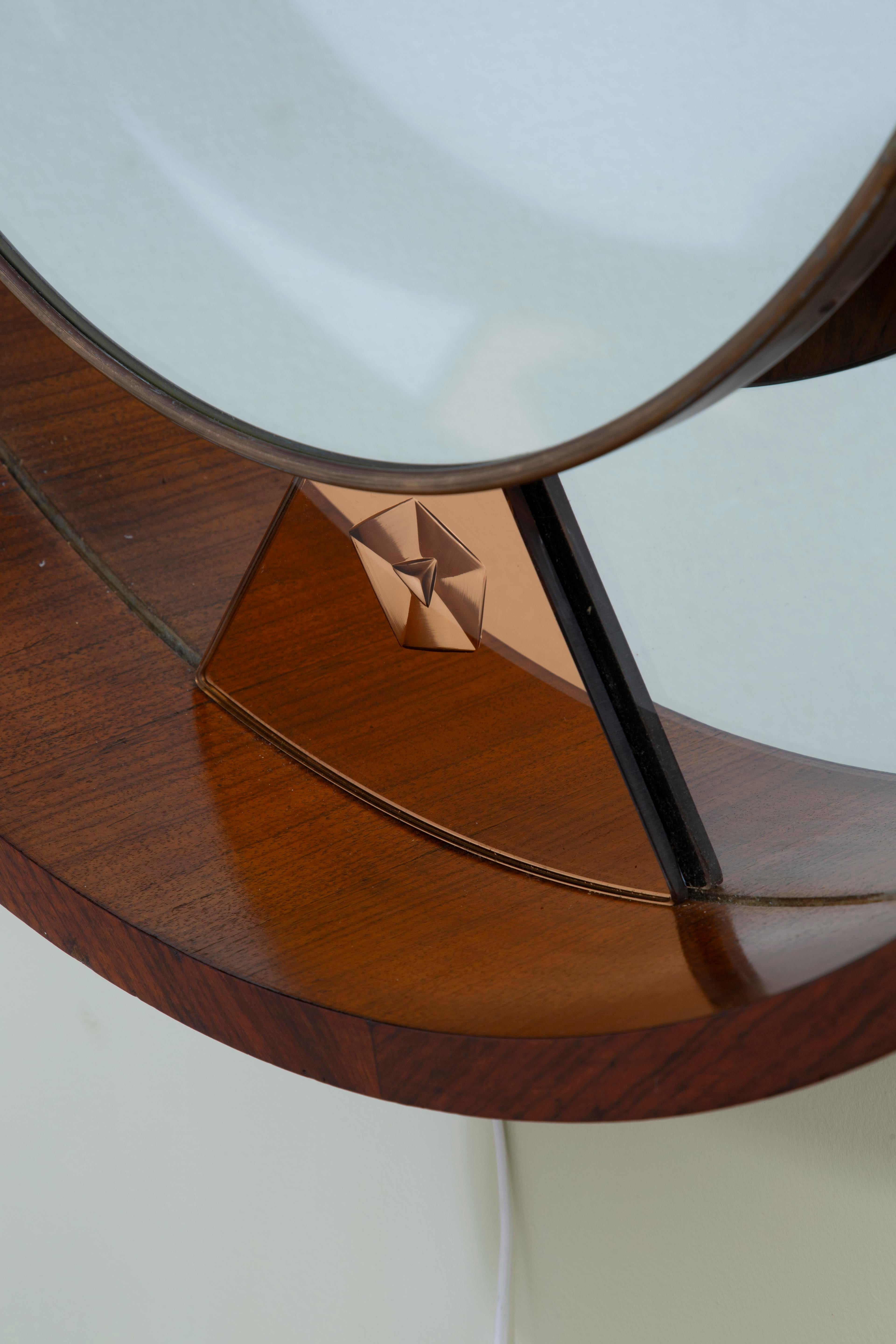 20e siècle, Fontana Arte Miroir mural éclairé 1950 en vente 4