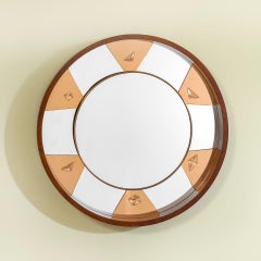 20th Century, Fontana Arte Illuminated Wall Mirror 1950s