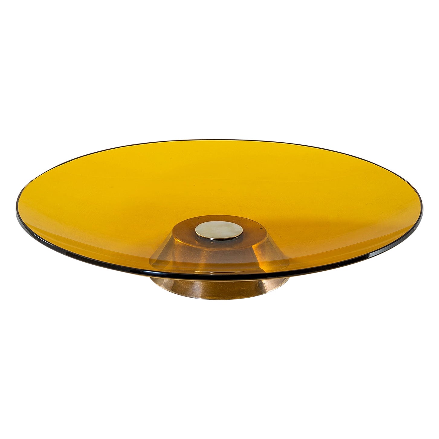 Centre de table 2039 en verre coloré du 20e siècle Fontana Arte Max Ingrand en vente