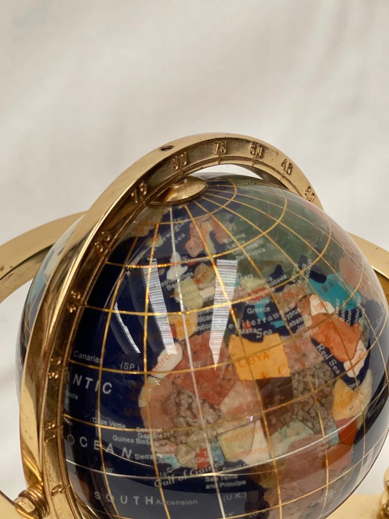 Small globe with compass. Refined and with attention to detail in the slightest detail. Created from brass, crystal and glass.

Designed by Mice Versailles.