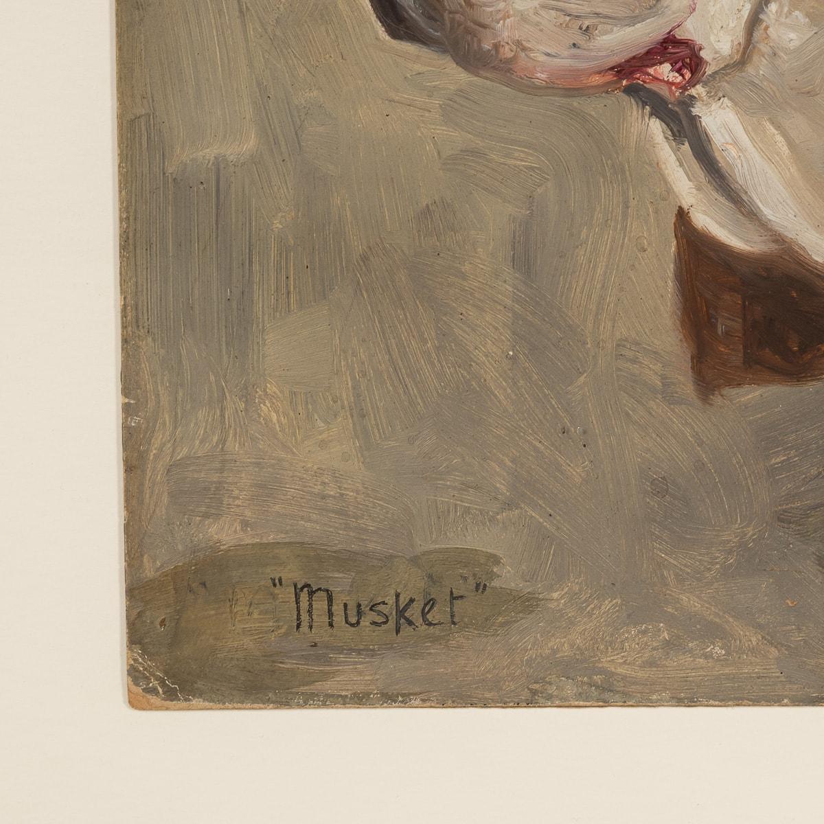 Gerahmter Basset-Hund des 20. Jahrhunderts, Öl auf Leinwand von Frederick Thomas Daws, um 1930 im Angebot 2