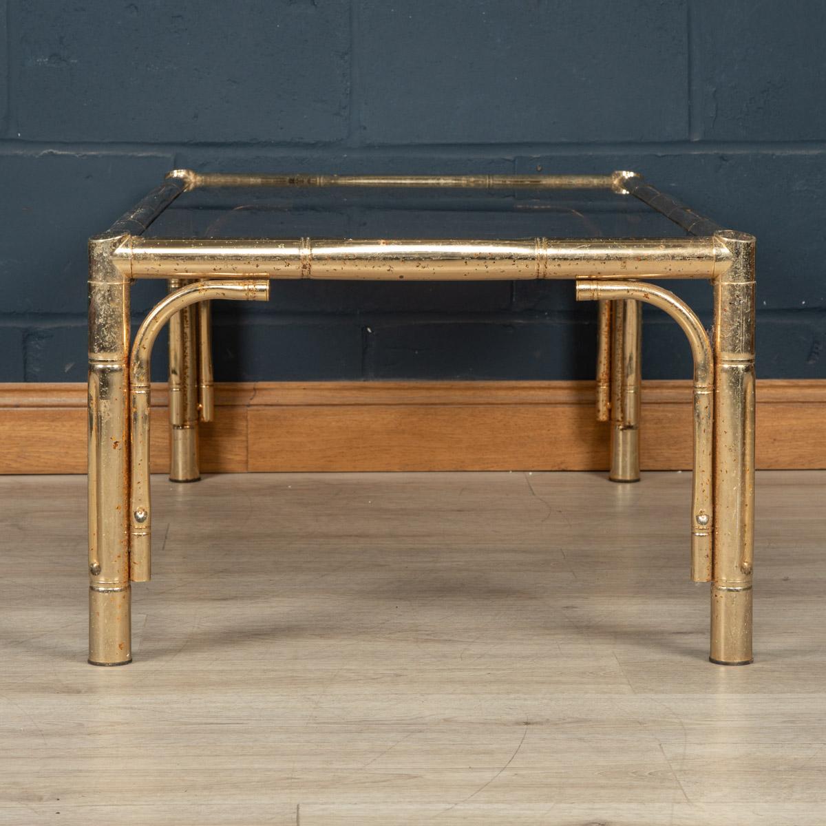 20th Century France Brass Coffee Table Attributable To Maison Jansen, c.1970 For Sale 2
