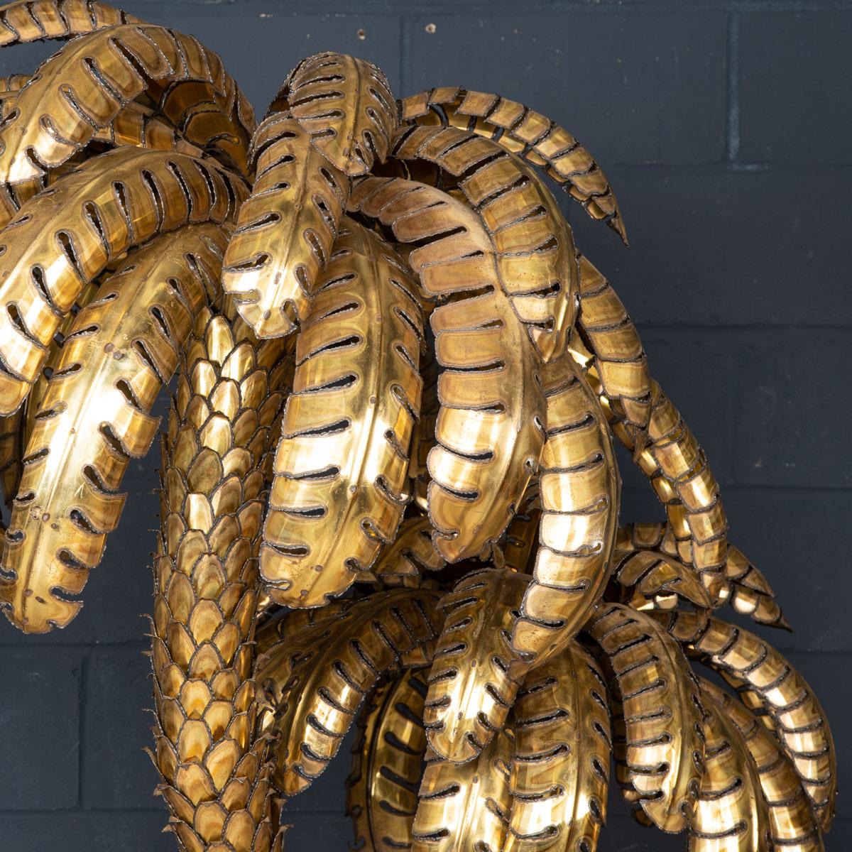 Lámpara de pie de palmera francesa del siglo XX de Maison Jansen, c.1970 en venta 13