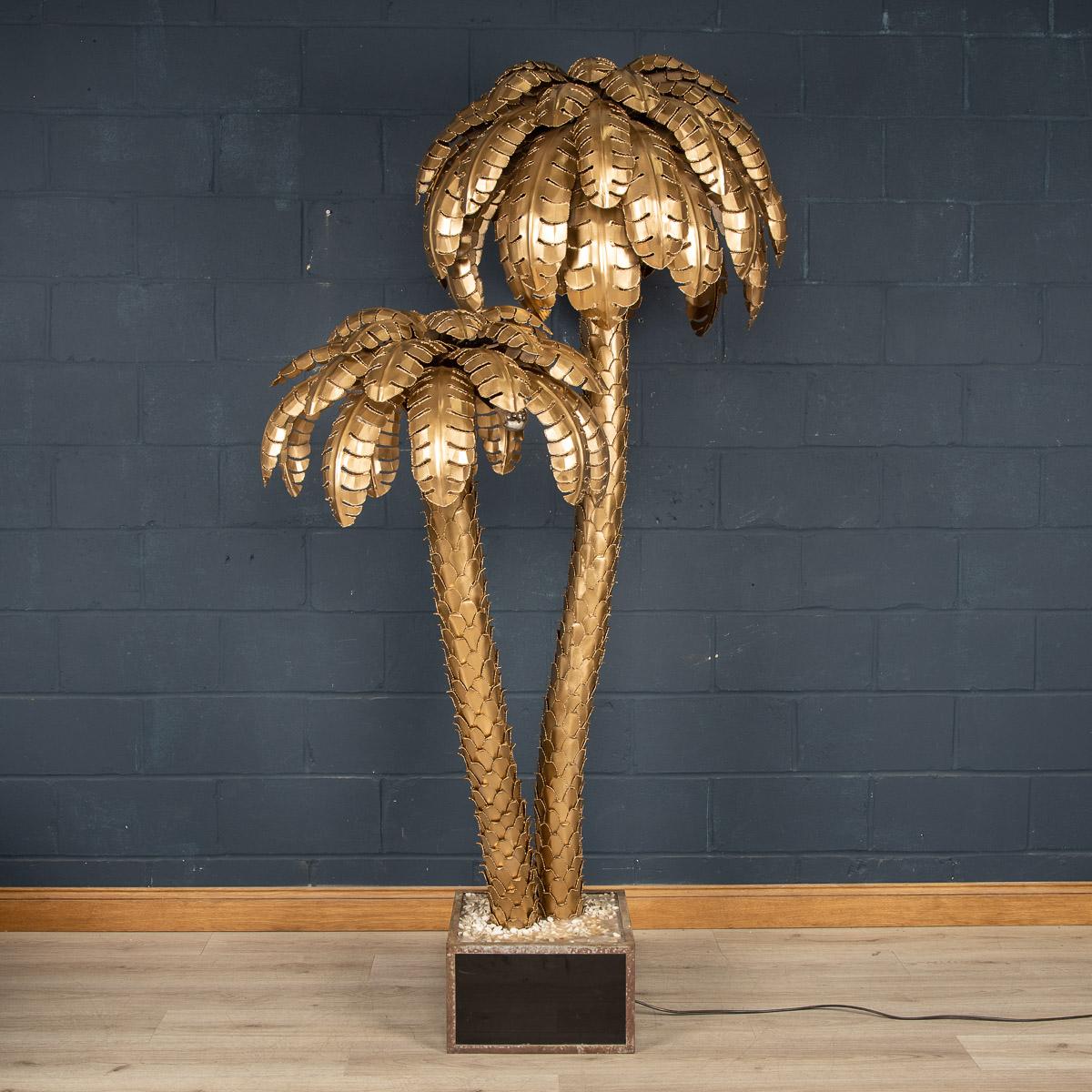 French 20th Century France Palm Tree Floor Lamp by Maison Jansen, c.1970