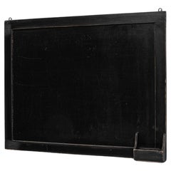20th Century France Wooden Chalkboard