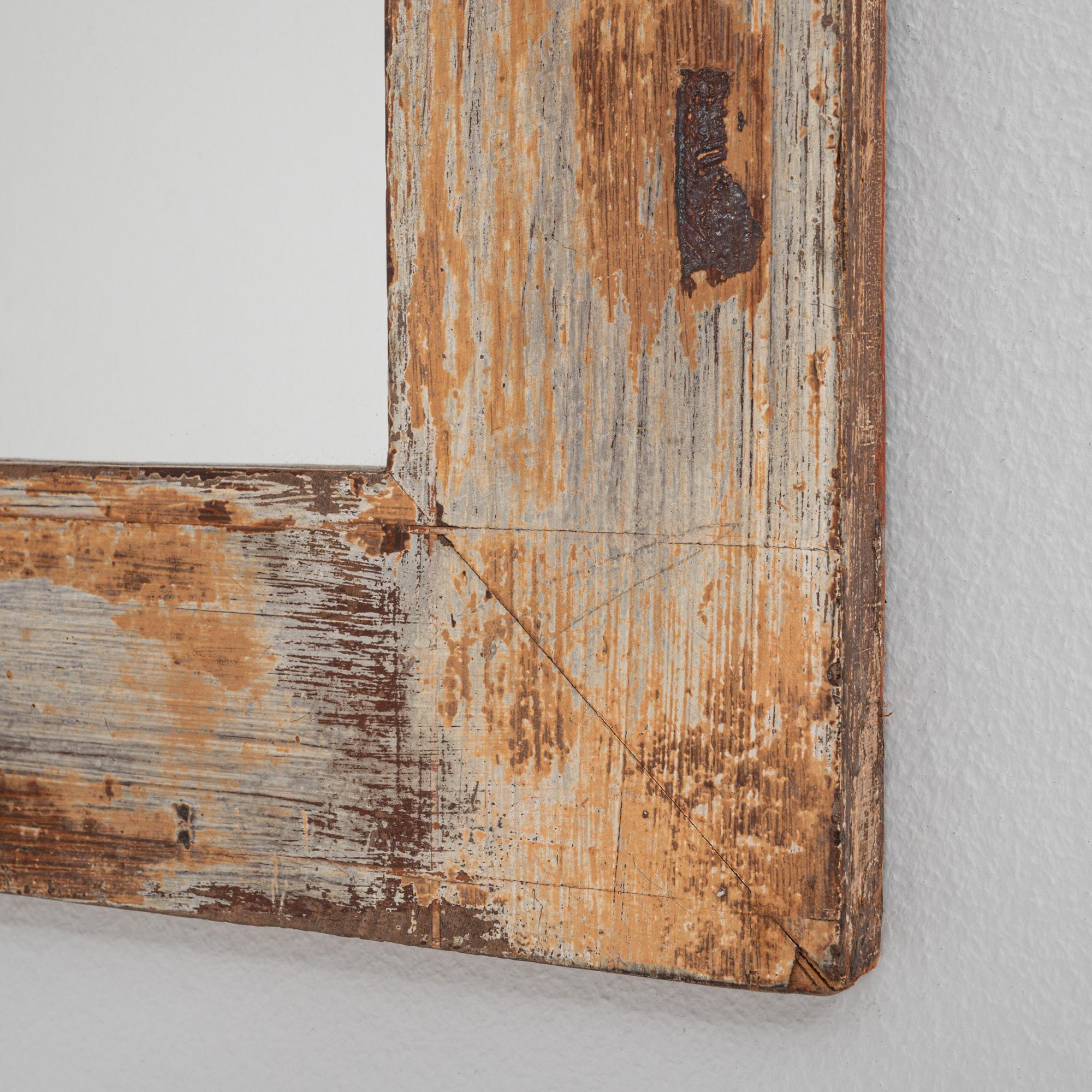 Specchio di legno francese del XX secolo in vendita 5