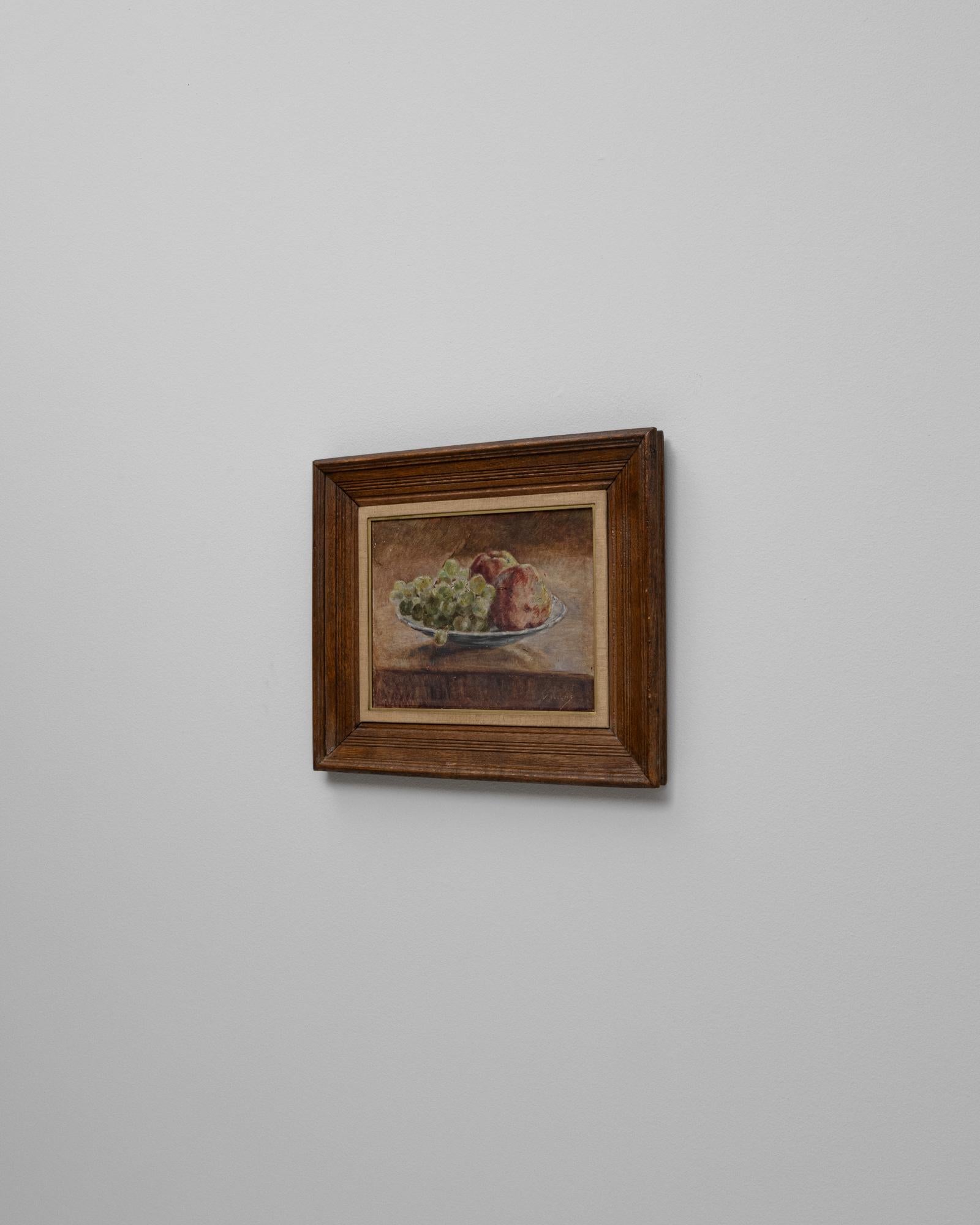 Nature morte en bois du 20e siècle avec cadre en bois Bon état - En vente à High Point, NC