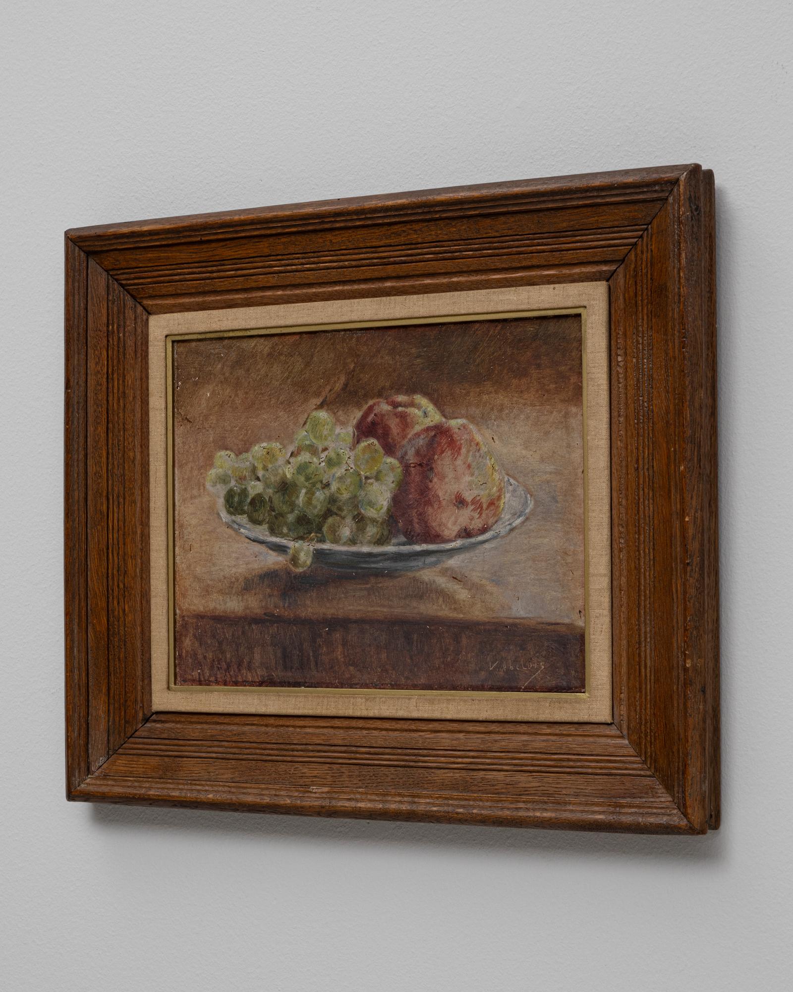 Bois Nature morte en bois du 20e siècle avec cadre en bois en vente