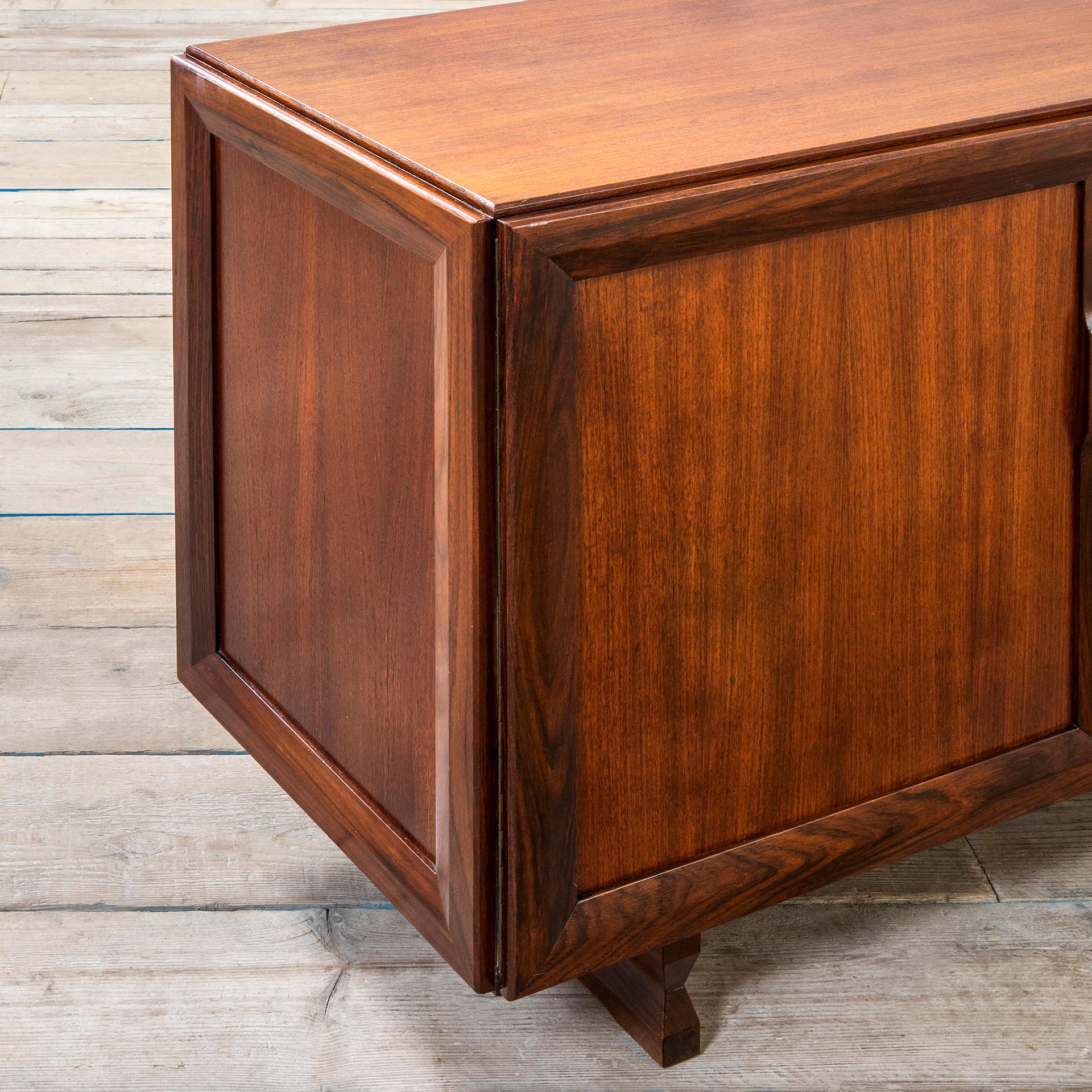 Mid-Century Modern 20th Century Franco Albini for Poggi Cabinet Mod. MB15 in Wood, 1950s For Sale