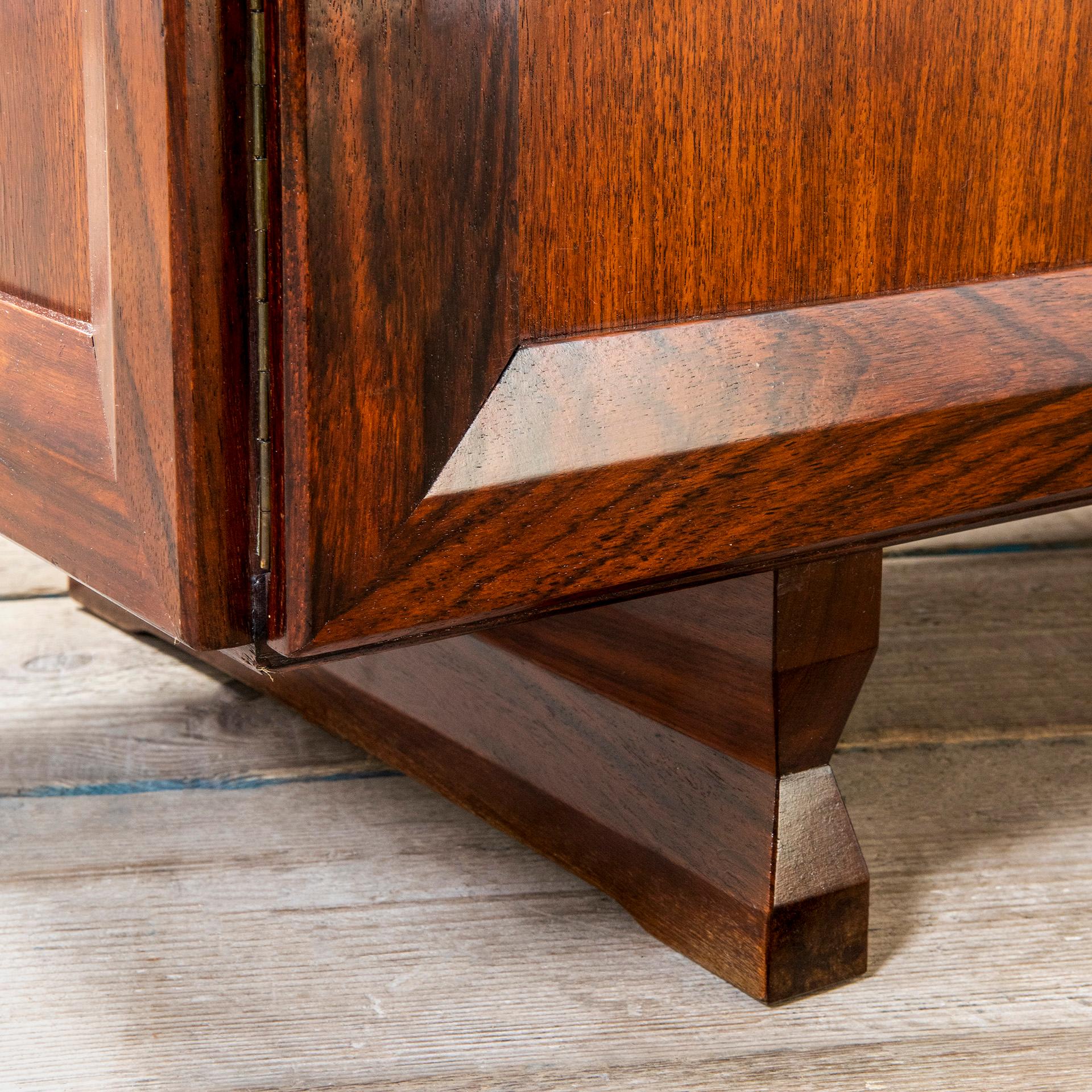 Mid-20th Century 20th Century Franco Albini for Poggi Cabinet Mod. MB15 in Wood, 1950s For Sale