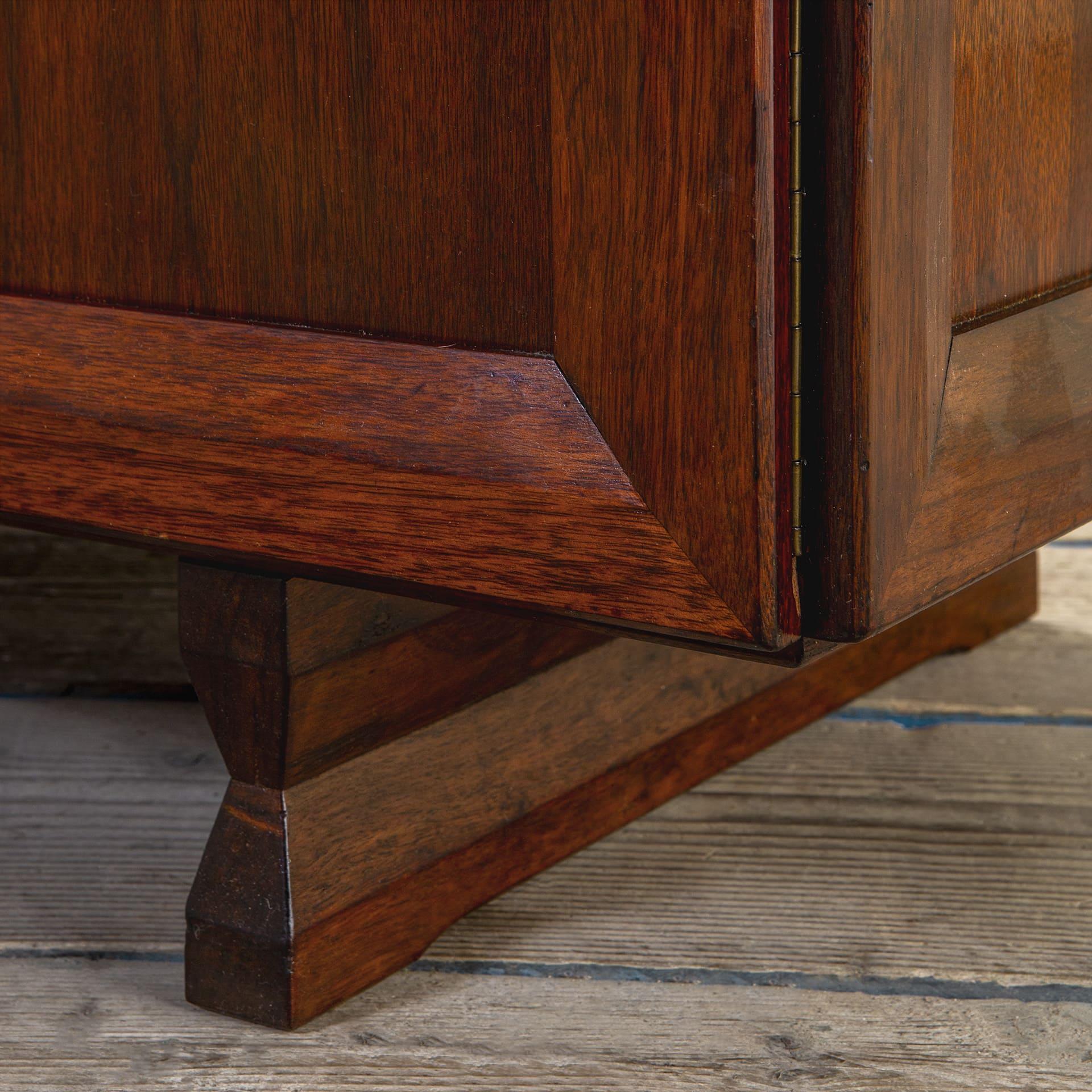 Legno Armadio in legno del XX secolo Franco Albini per Poggi mod. MB15 in vendita