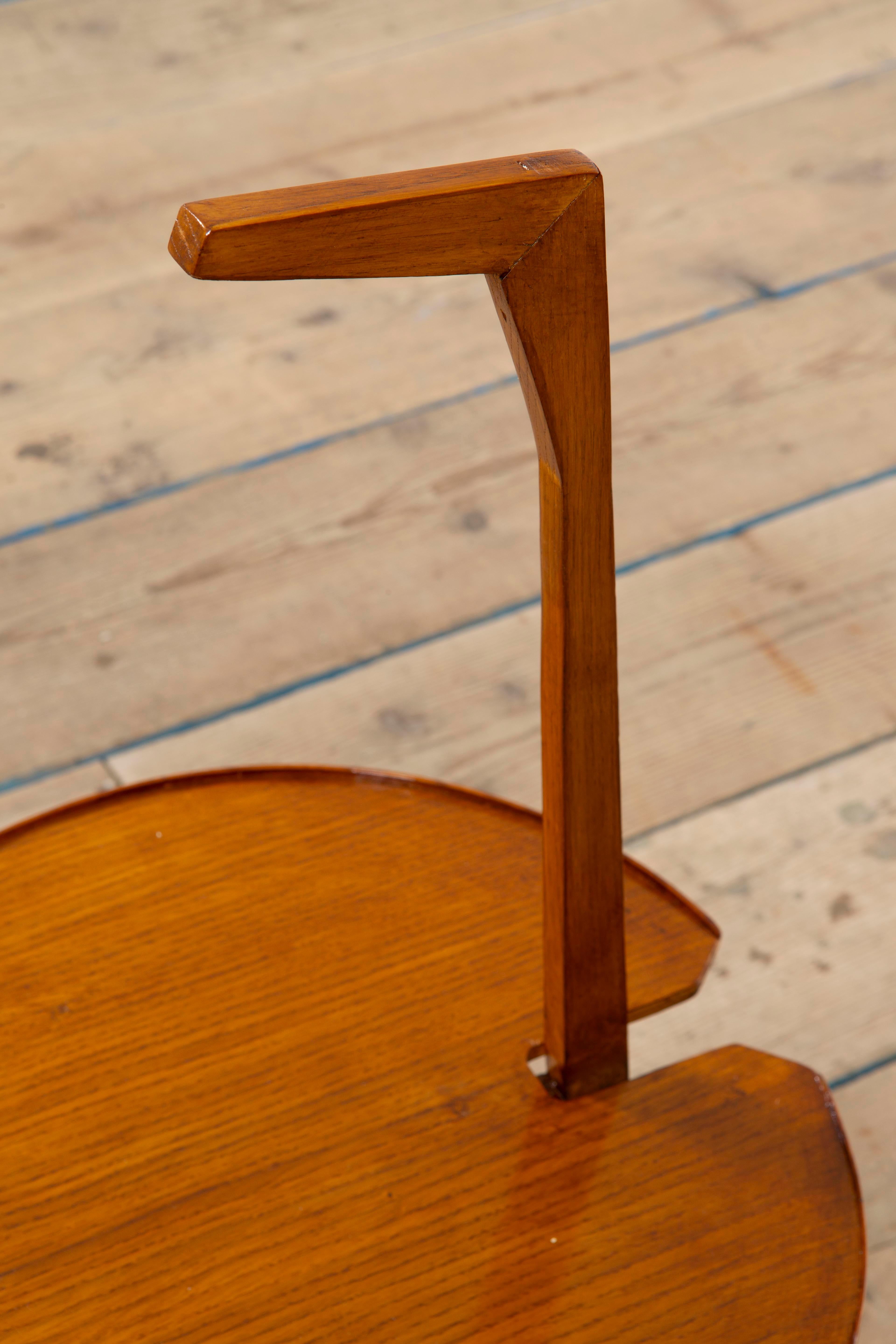 20e siècle, Franco Albini Paire de tables basses en bois TN6 Cicognino, années 50 en vente 4