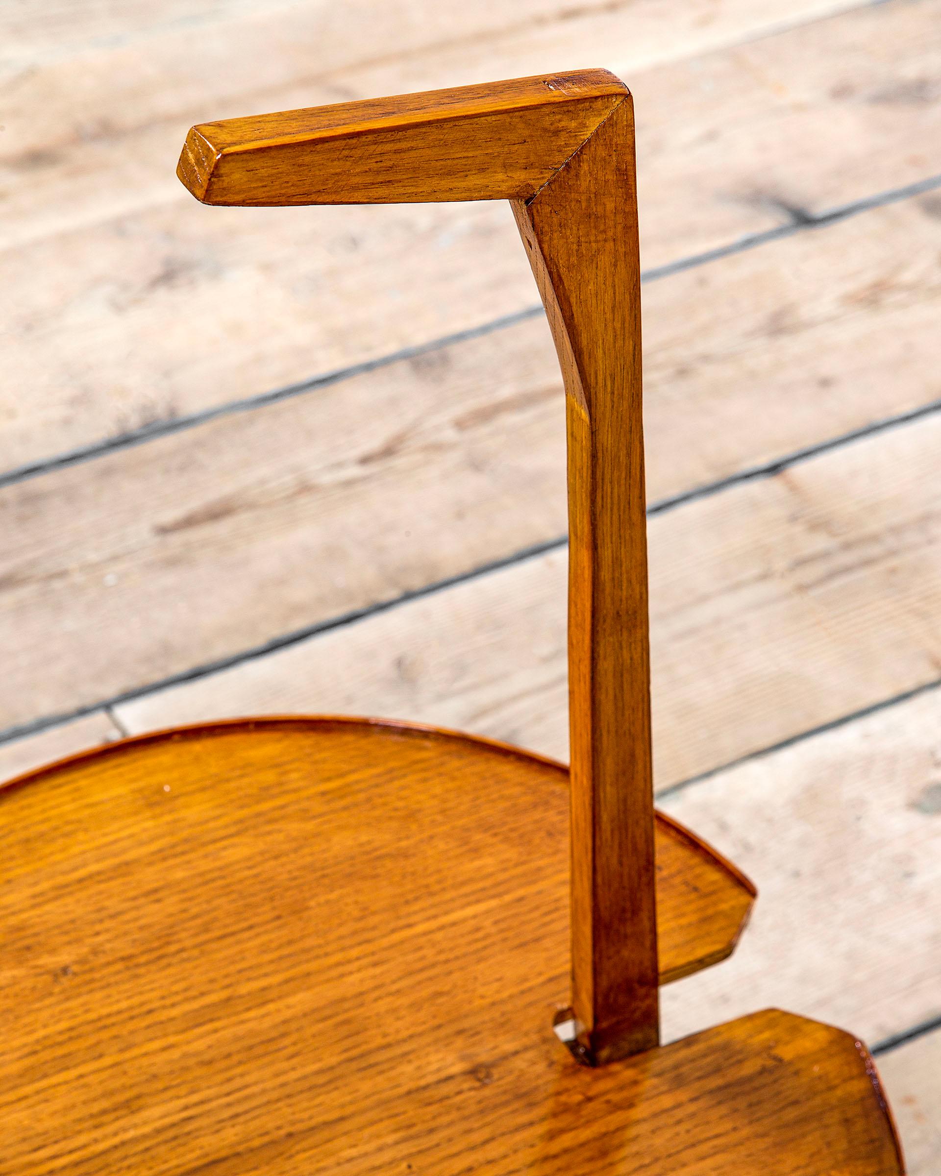 Milieu du XXe siècle Paire de tables basses Cicognino TN6 en bois Franco Albini du 20ème siècle, années 50 en vente