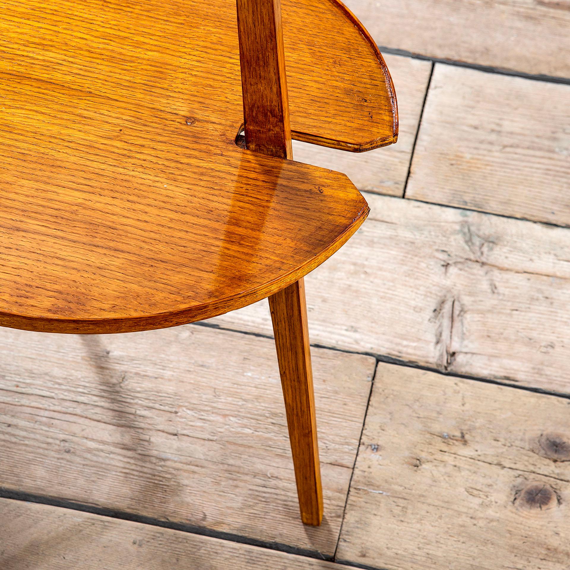 20e siècle, Franco Albini Paire de tables basses en bois TN6 Cicognino, années 50 en vente 1