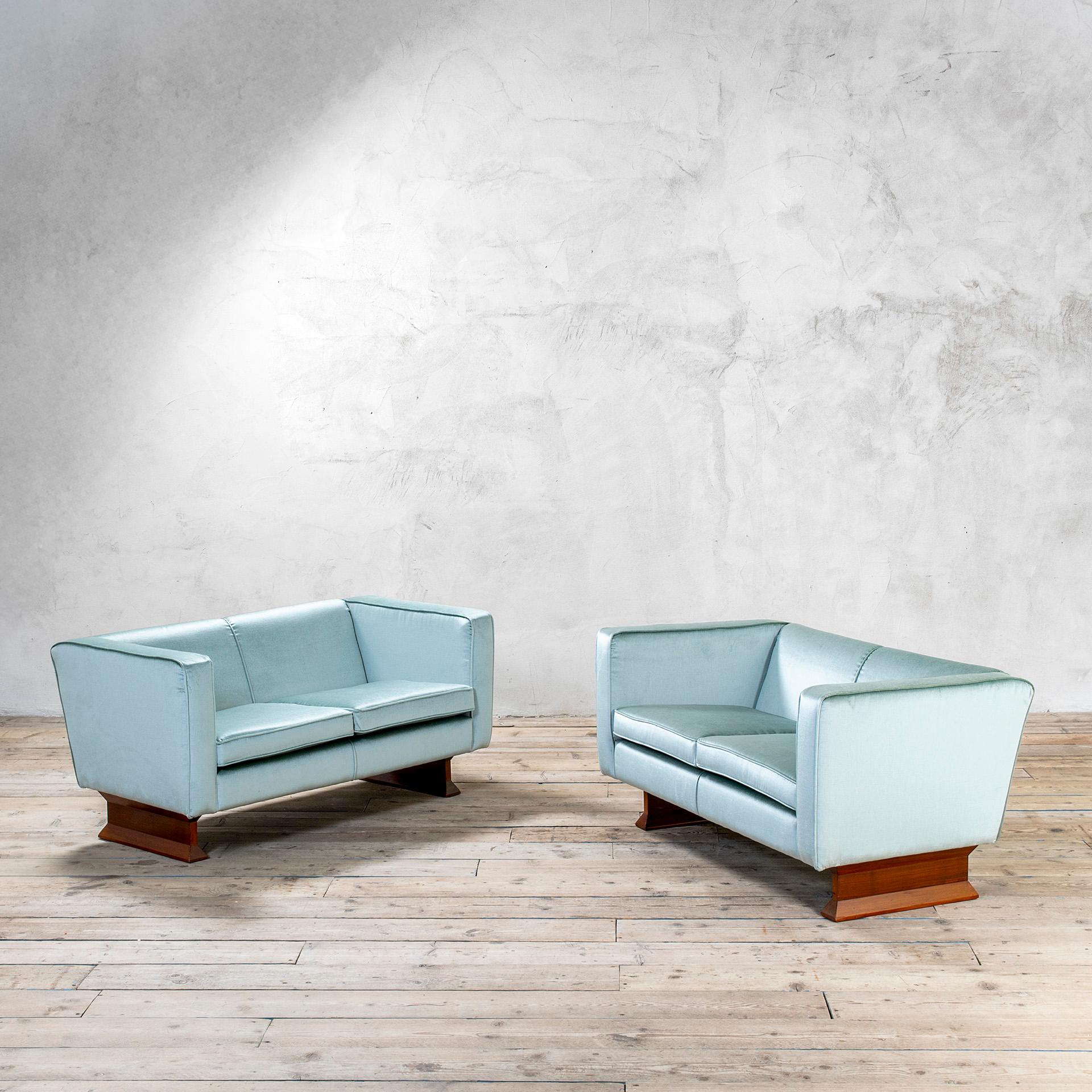 Tissu 20e siècle, Franco Albini Canapé mod. DV33 pour Poggi en vente
