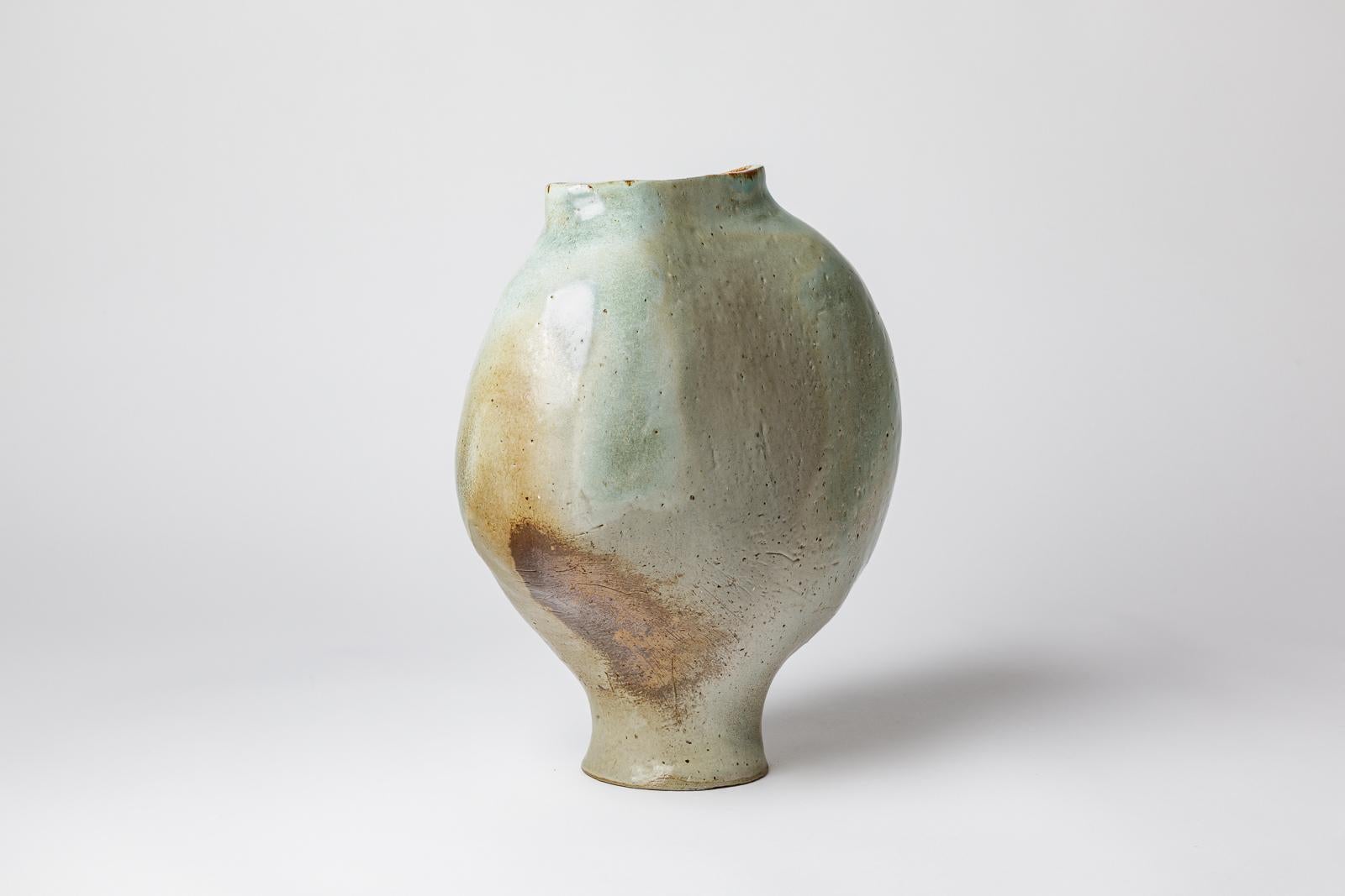 Vaso in ceramica a forma libera del XX secolo di Jacqueline e Bernard Courcoul 1960 In condizioni ottime in vendita a Neuilly-en- sancerre, FR