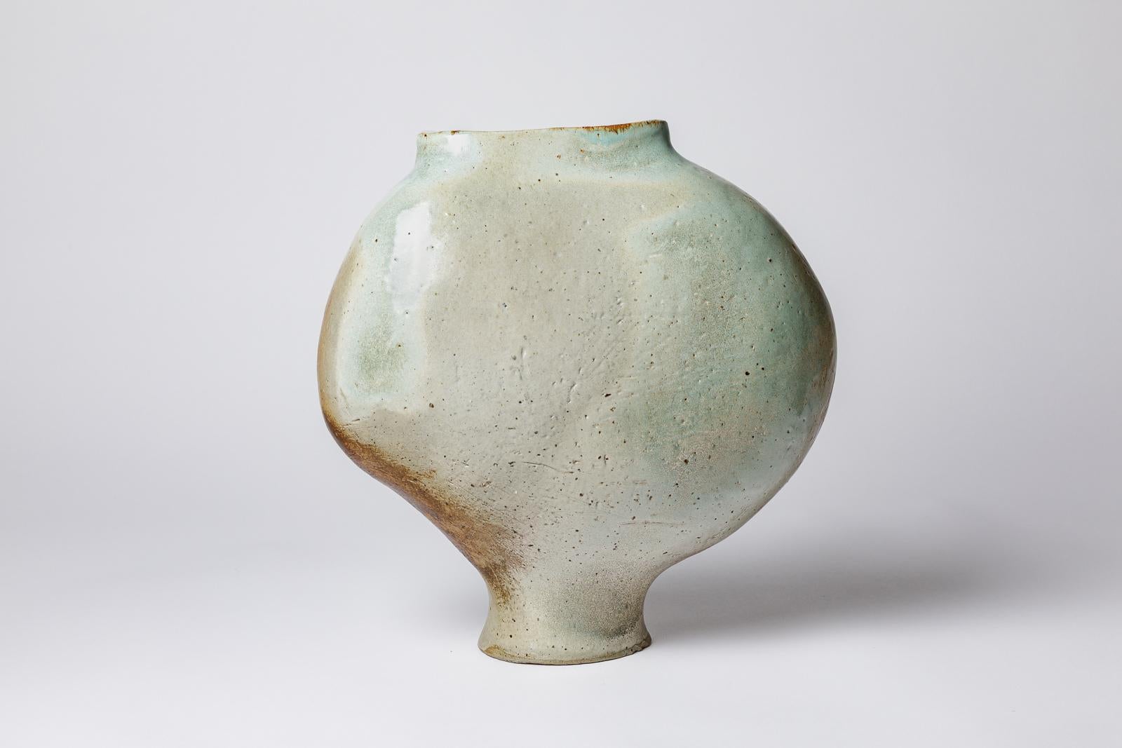 Ceramica Vaso in ceramica a forma libera del XX secolo di Jacqueline e Bernard Courcoul 1960 in vendita