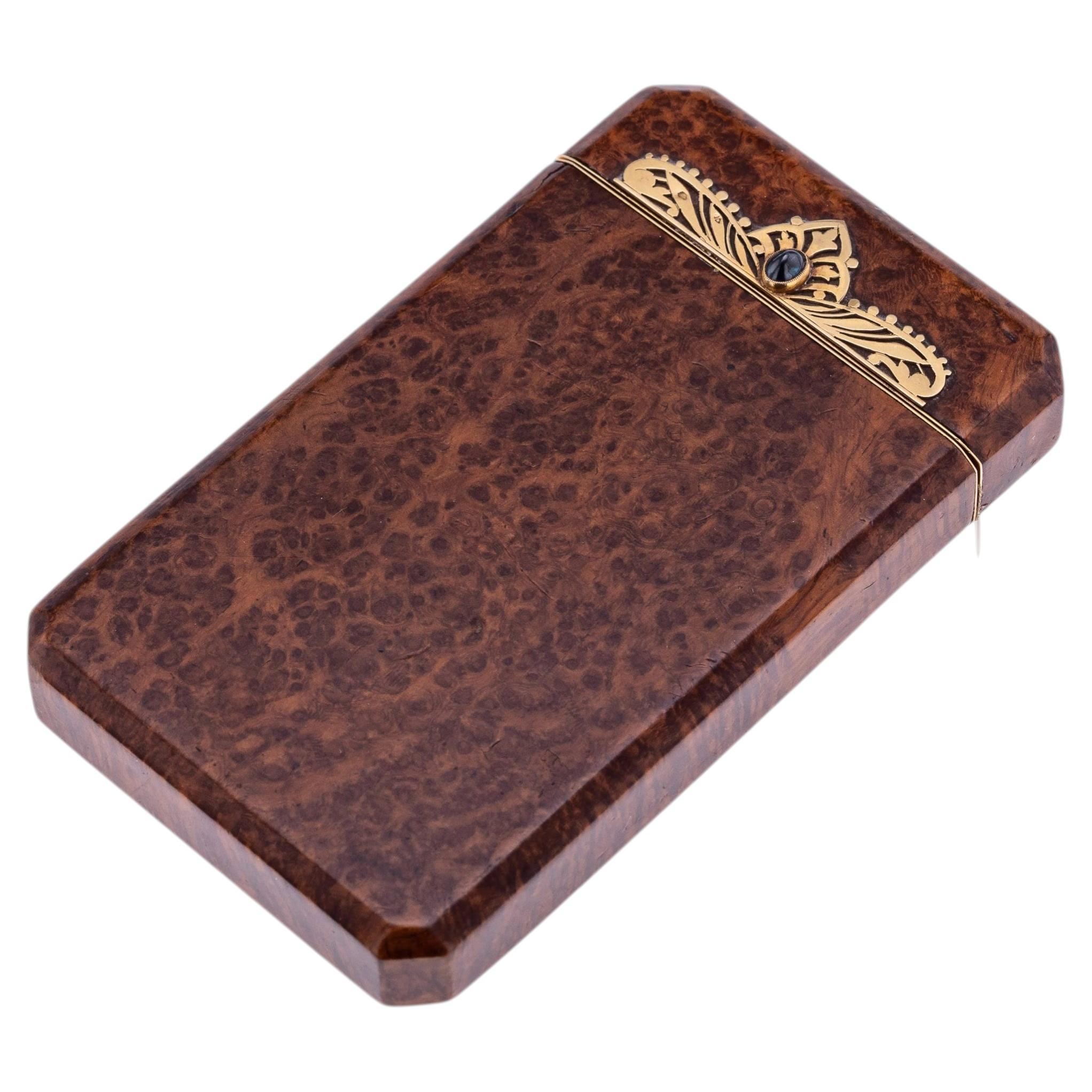 Georgian Tortoiseshell Folding Card Case With Silver Piqué Borders C ...