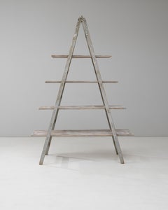 20th Century French A-Frame Ladder Shelf
