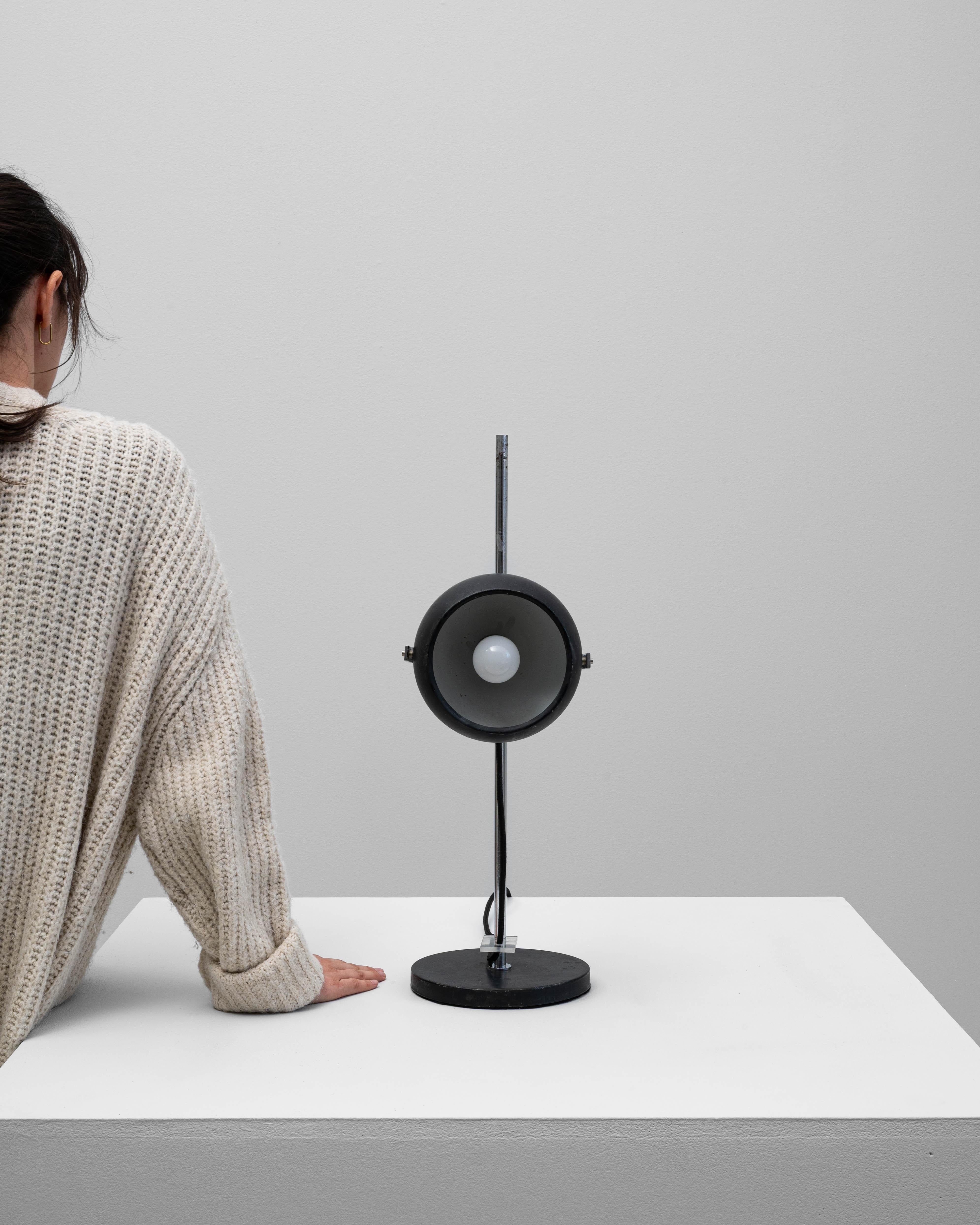 20ième siècle Lampe à poser en métal ajustable du 20e siècle en vente