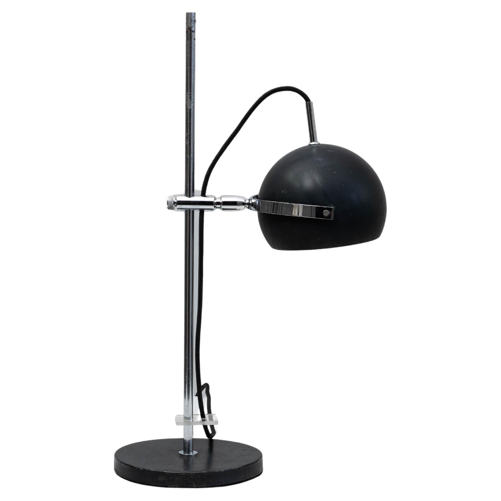 20th Century French Adjustable Metal Table Lamp