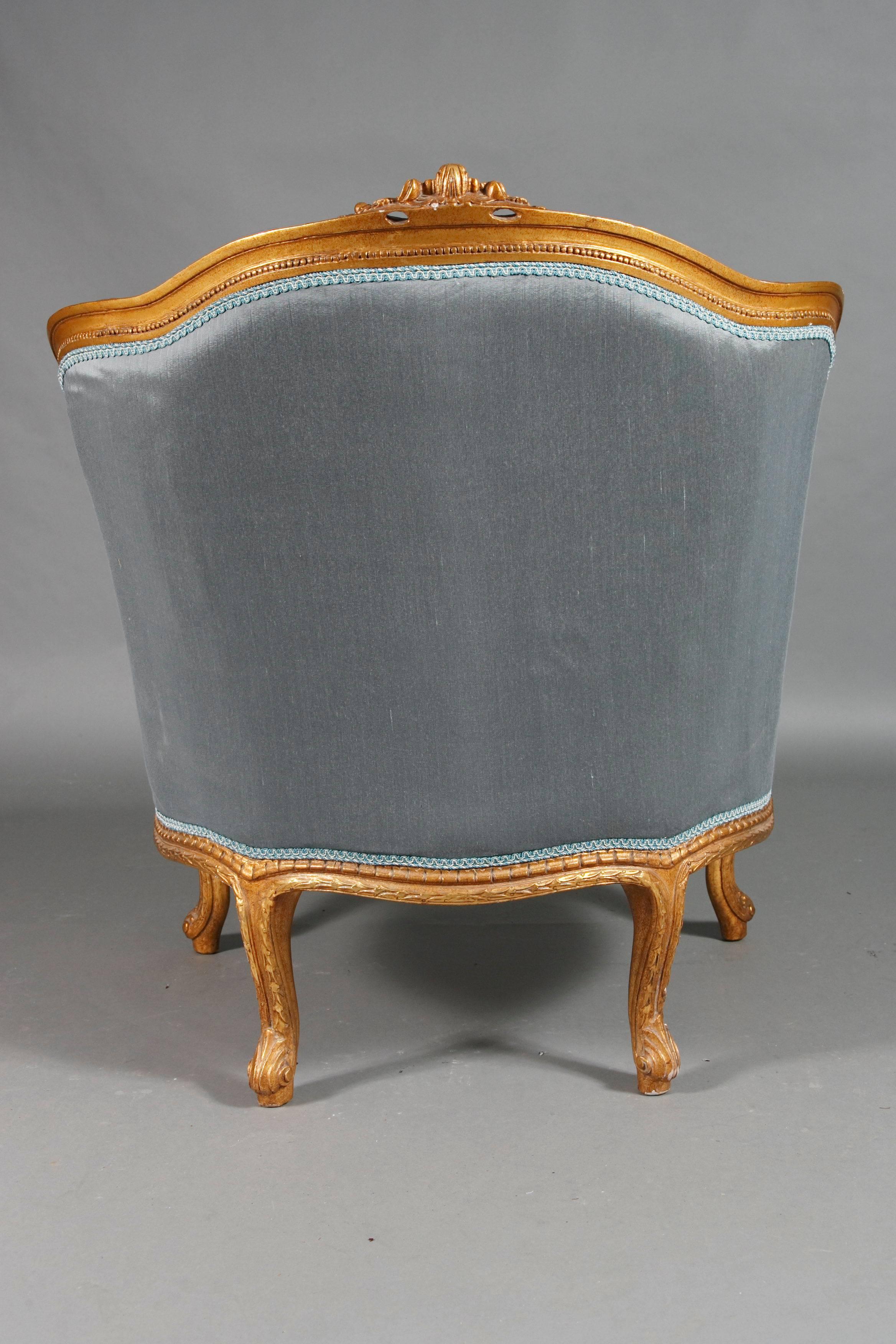 Französischer Sessel aus Buche im Barockstil, antik, Louis Quinze-Stil, 20. Jahrhundert im Angebot 3