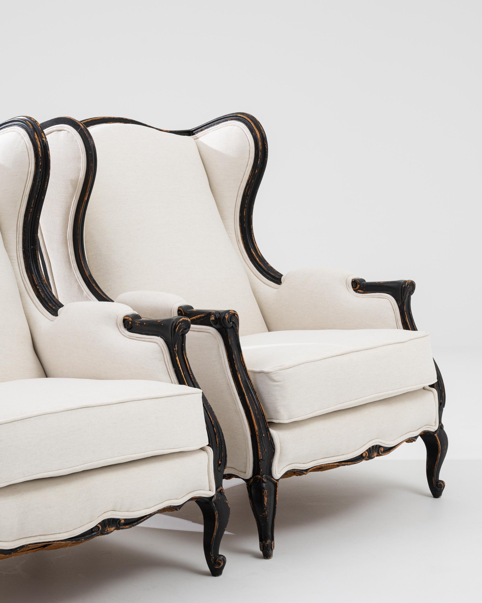 20th Century French Armchairs, a Pair 5