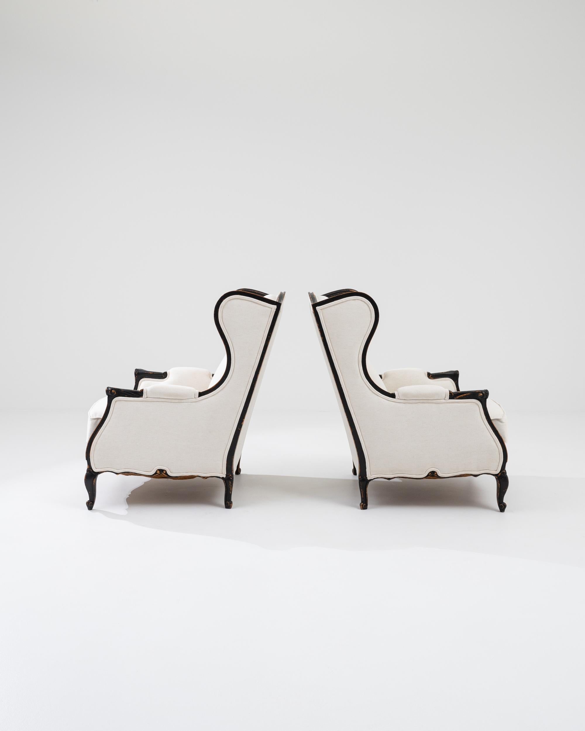 20th Century French Armchairs, a Pair 1