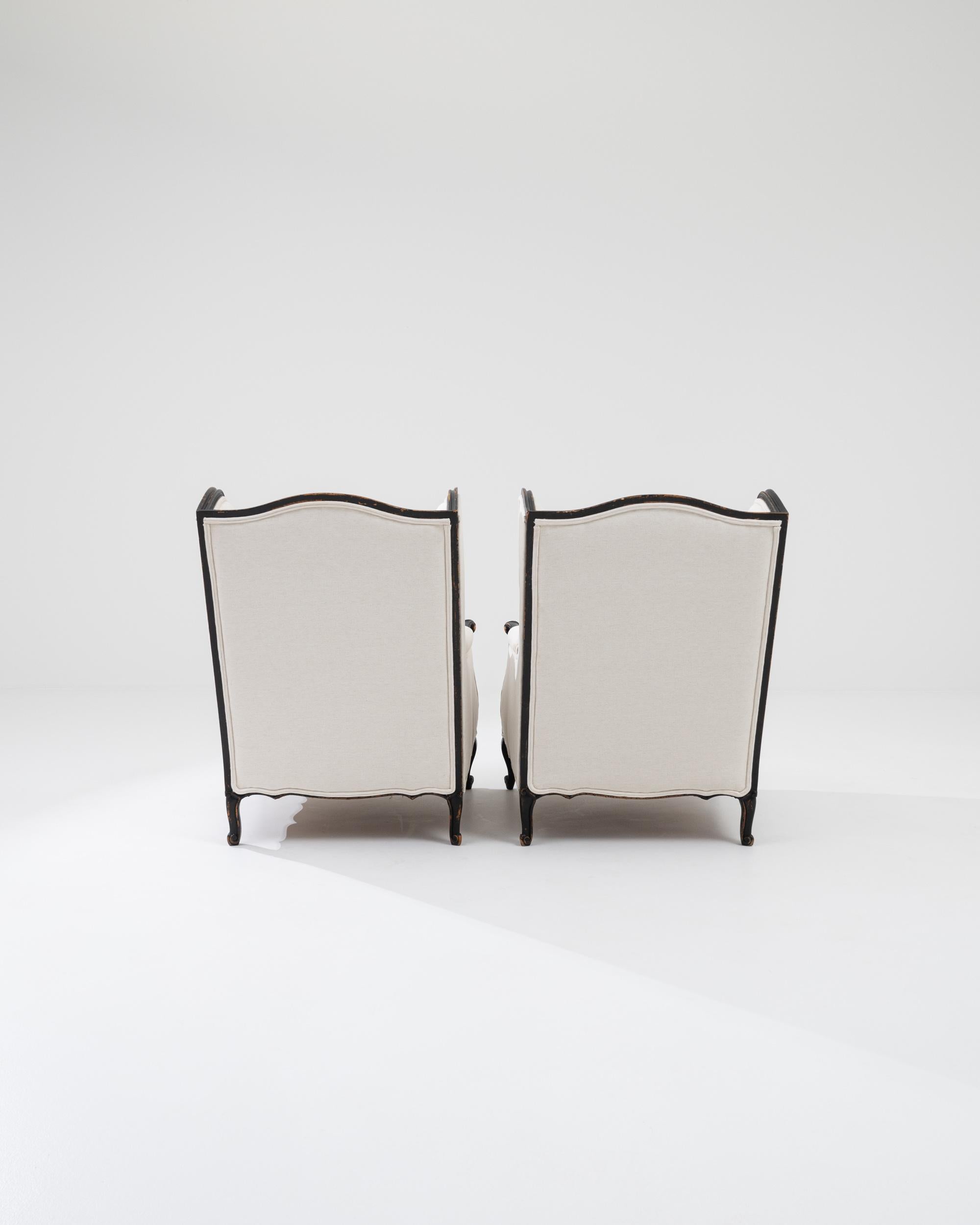20th Century French Armchairs, a Pair 2