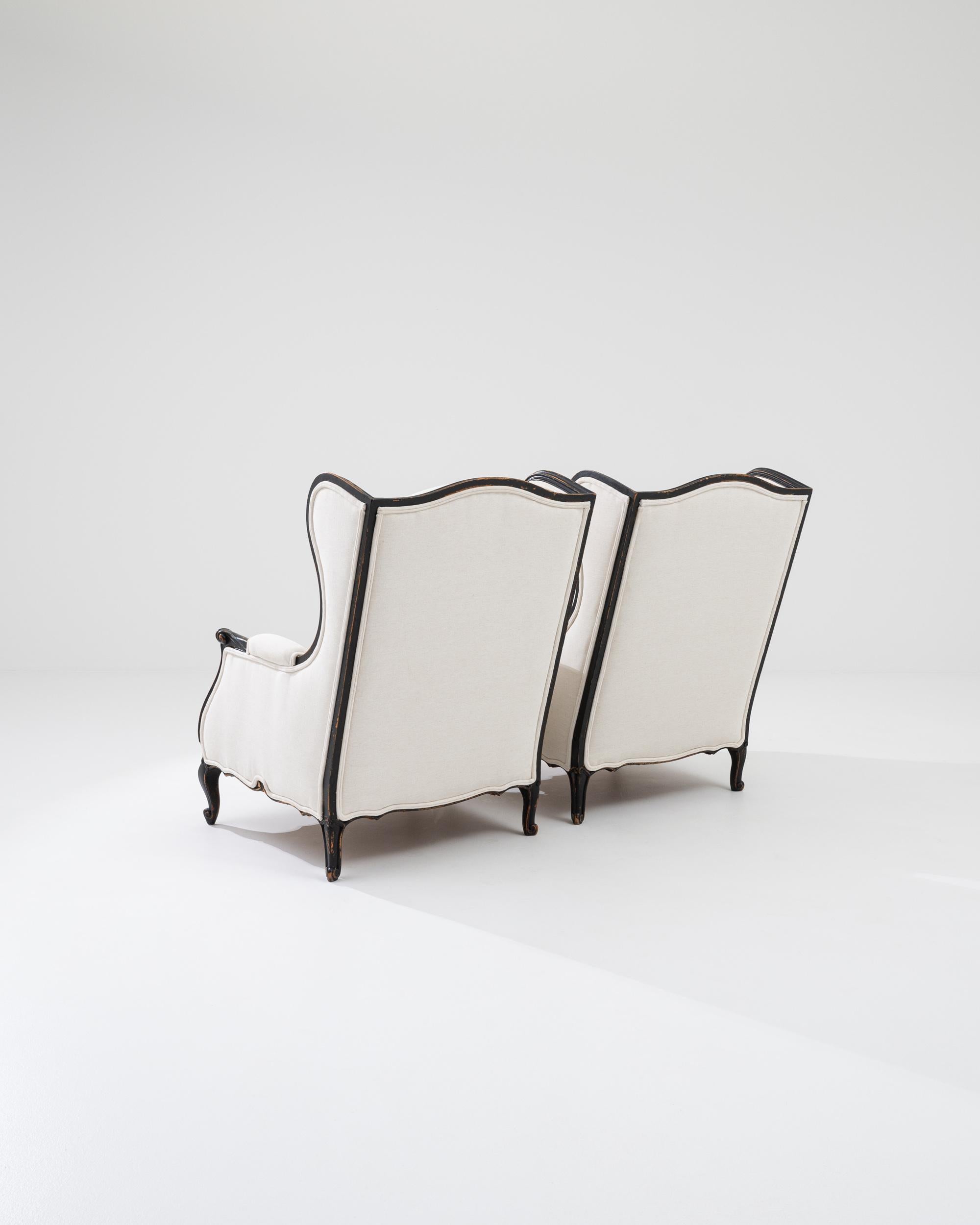 20th Century French Armchairs, a Pair 3