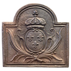 Louis XV Fireplace Tools and Chimney Pots