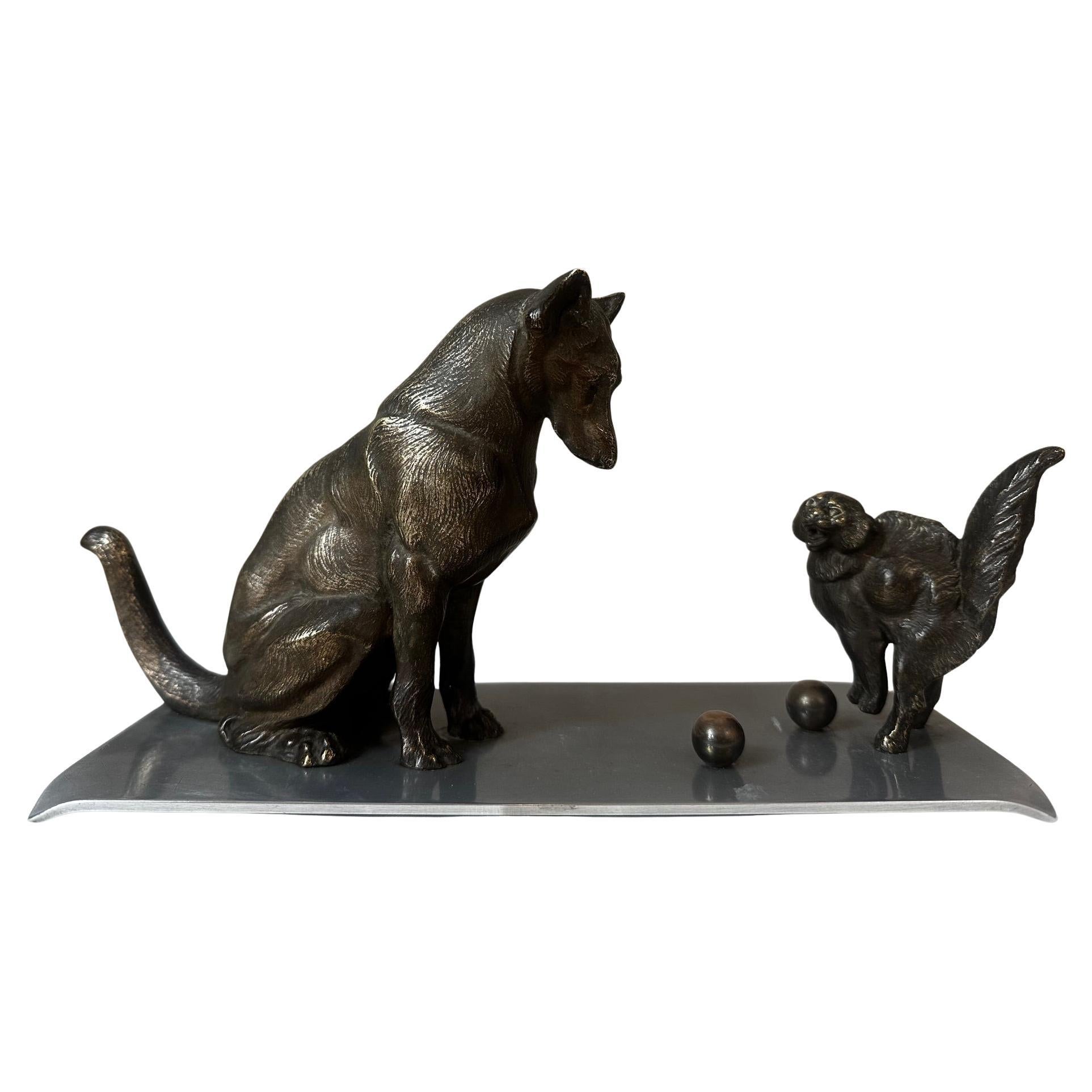 20e siècle Sculpture en bronze Art déco français, années 1930