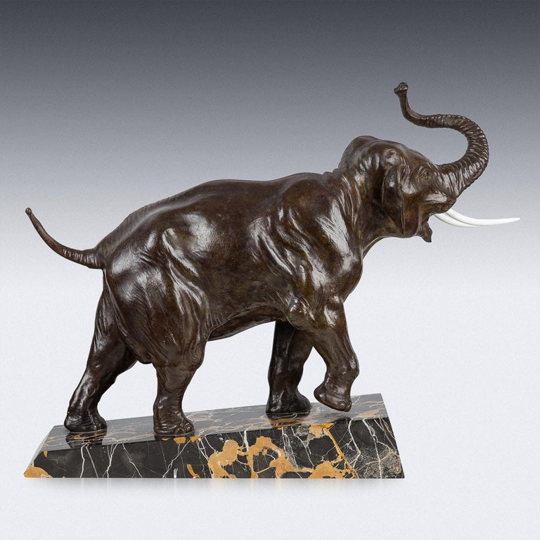 20th Century French Art Deco Bronze Sculpture of Elephant, C.1920 at ...