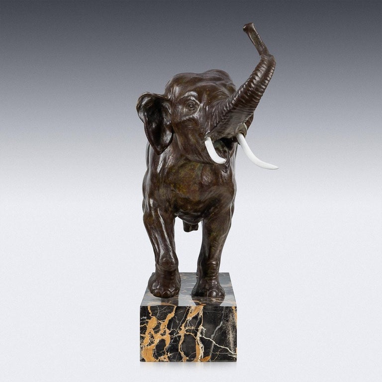 20th Century French Art Deco Bronze Sculpture of Elephant, C.1920 at ...