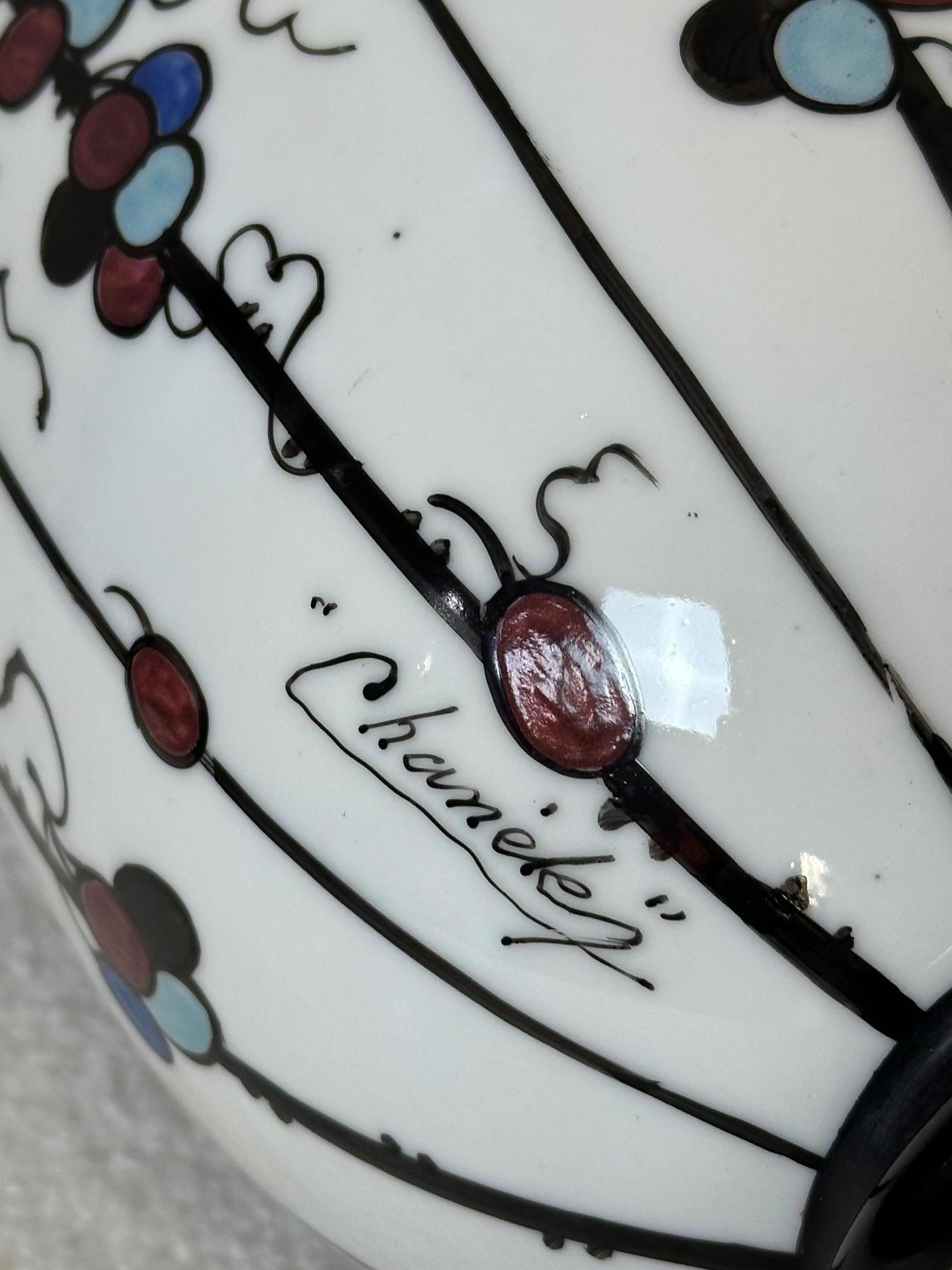 Vase en céramique Art déco français du 20e siècle, années 1930 en vente 4