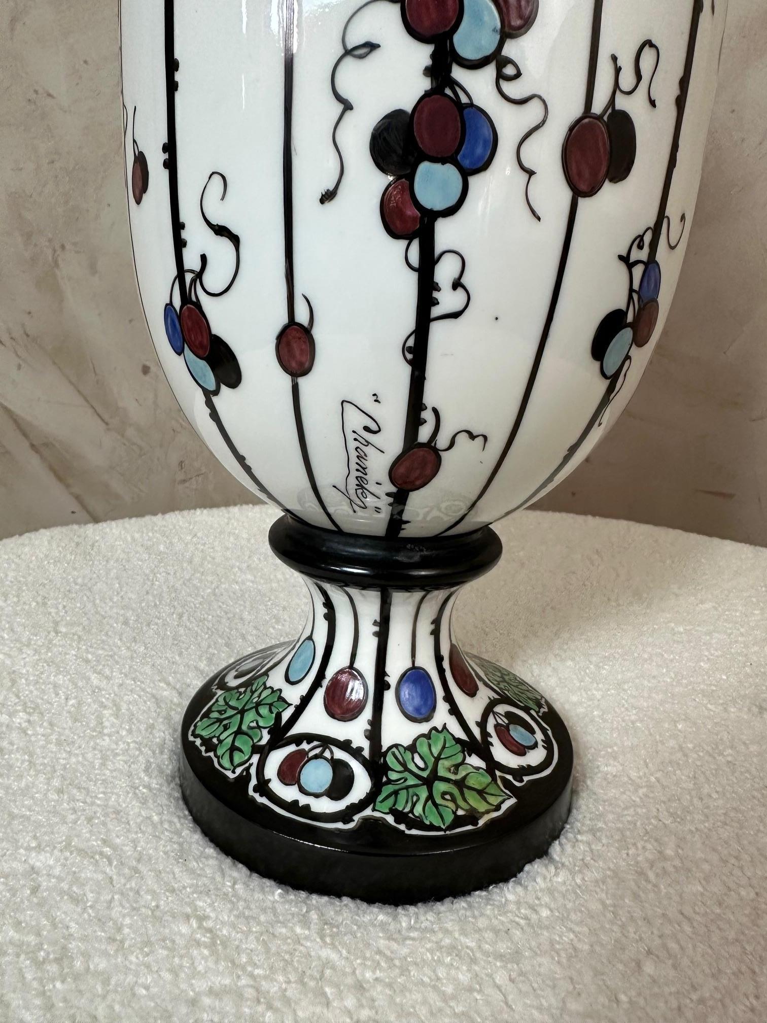 Vase en céramique Art déco français du 20e siècle, années 1930 en vente 5